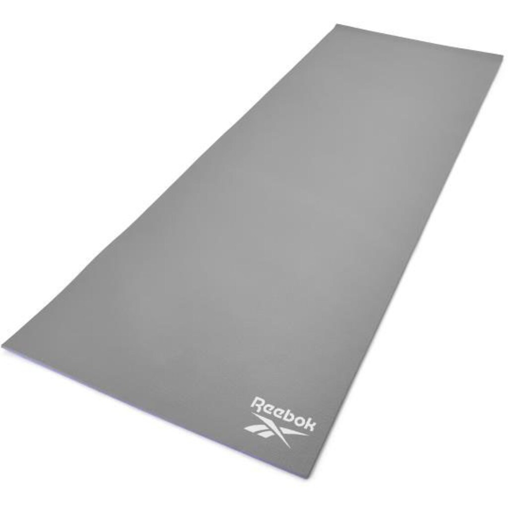 Reebok Yogamatte, (1), mit rutschfester Unterlage, Doppelseitigem Design, inklusive Tragegurt