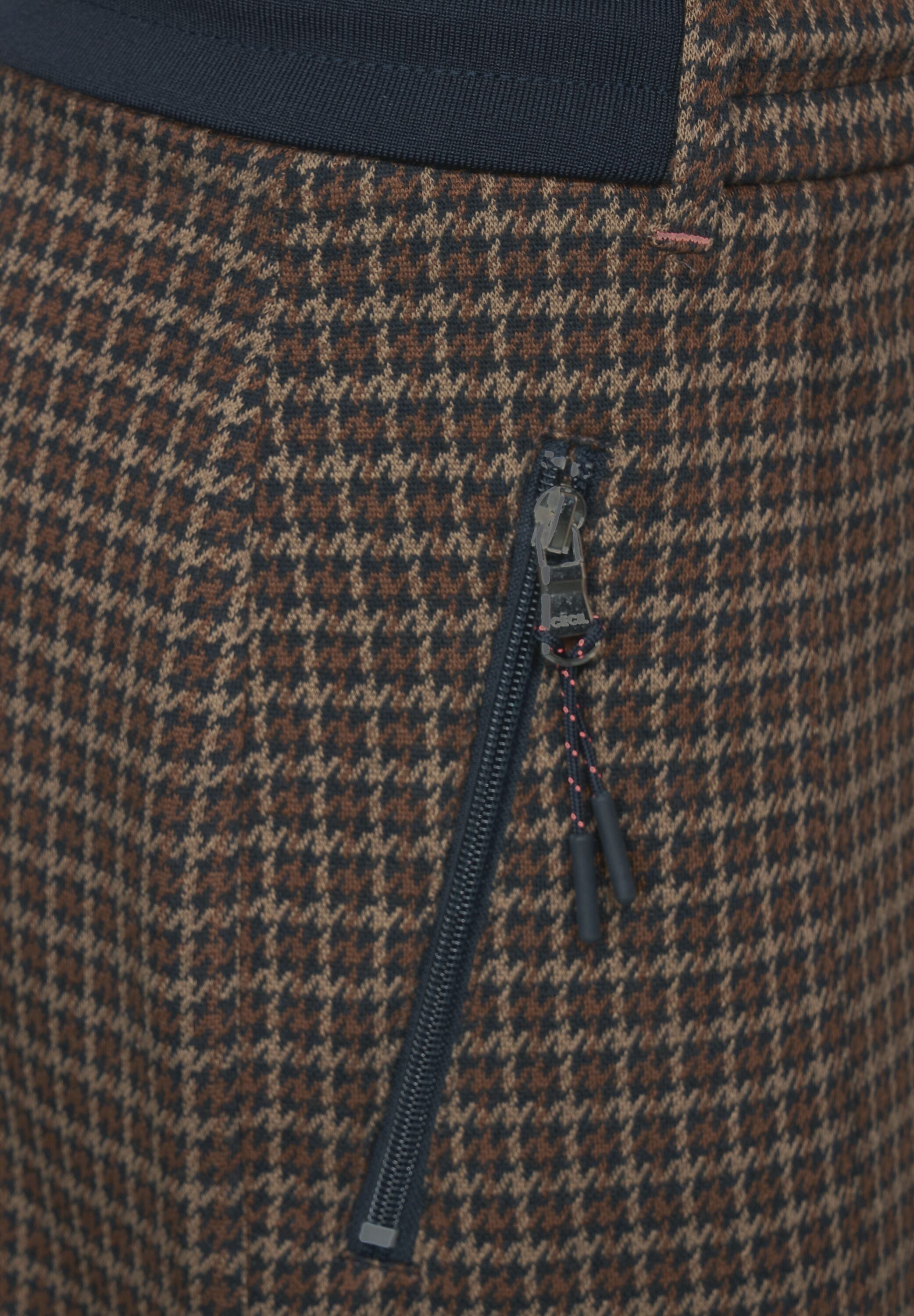 Cecil Karorock »Jogskirt Houndstooth Y/D«, Softer Materialmix