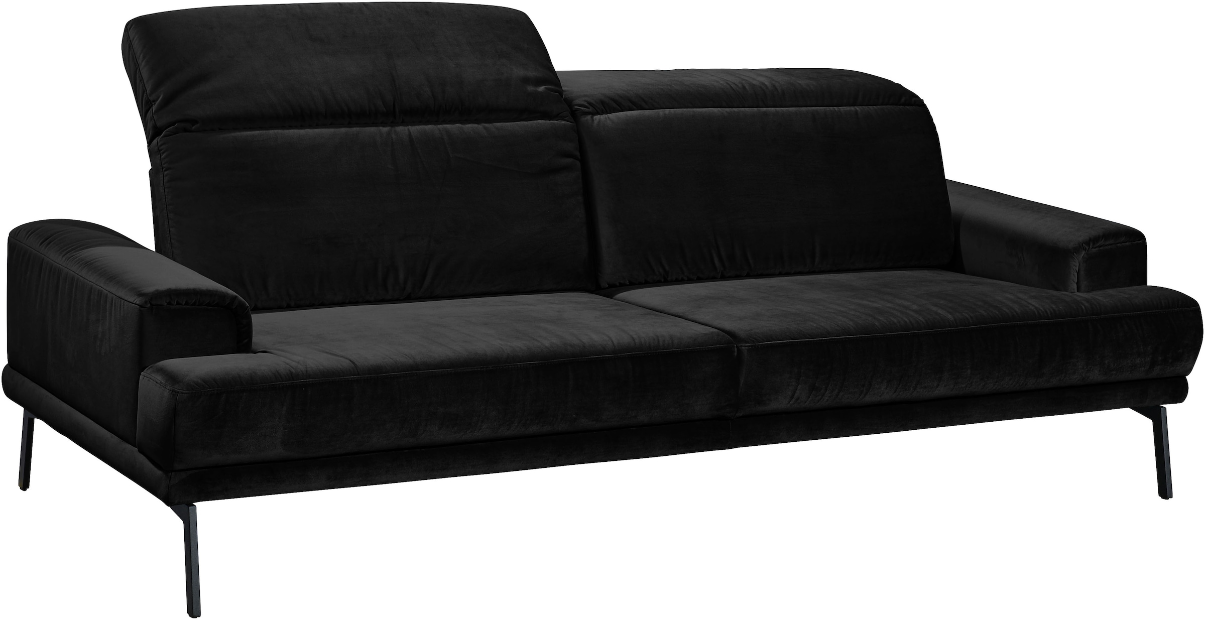 Musterring 3-Sitzer »MR 4580«, inkl. Kopf- und Sitztiefenverstellung, Fuß schwarz, B228 x T103 cm