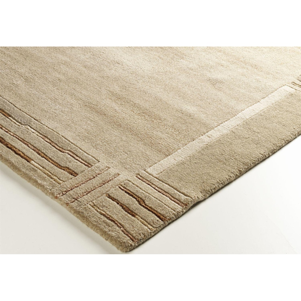 OCI DIE TEPPICHMARKE Orientteppich »Savana Kite«, rechteckig, handgeknüpft, reine Wolle für ein warmes Raumklima