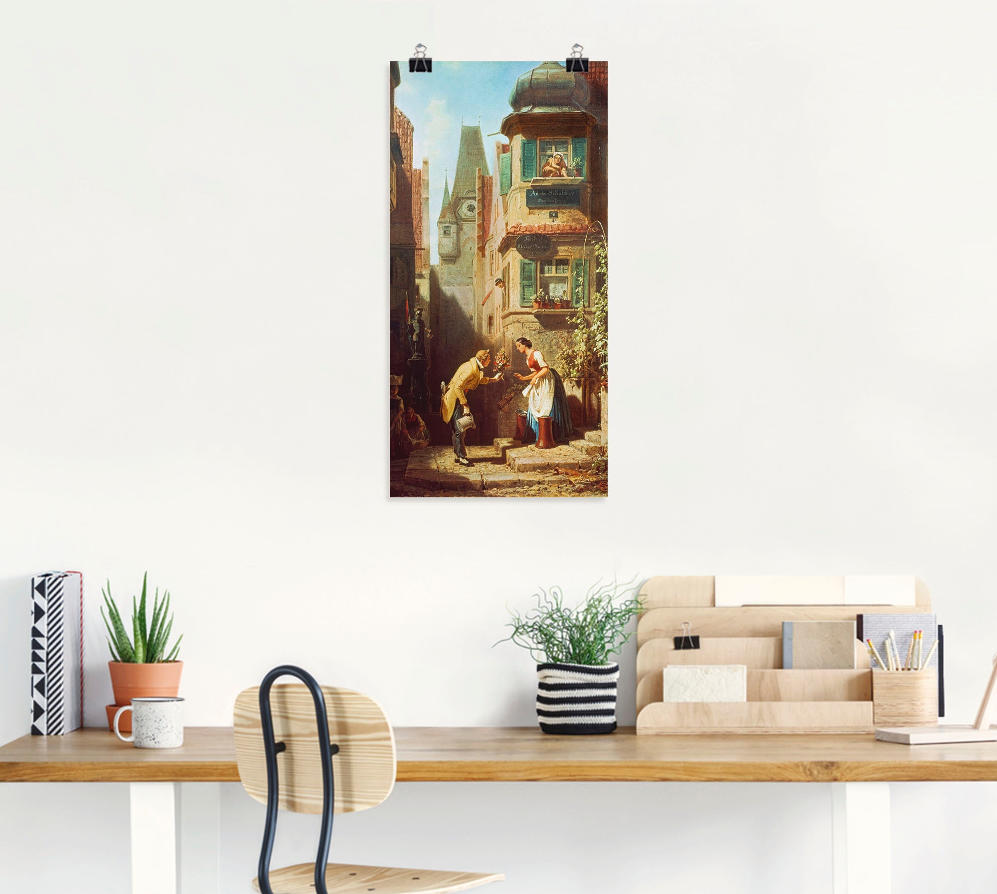 Artland Wandbild »Der ewige Hochzeiter. Um 1855/58«, Paar, (1 St.), als Leinwandbild, Poster, Wandaufkleber in verschied. Größen