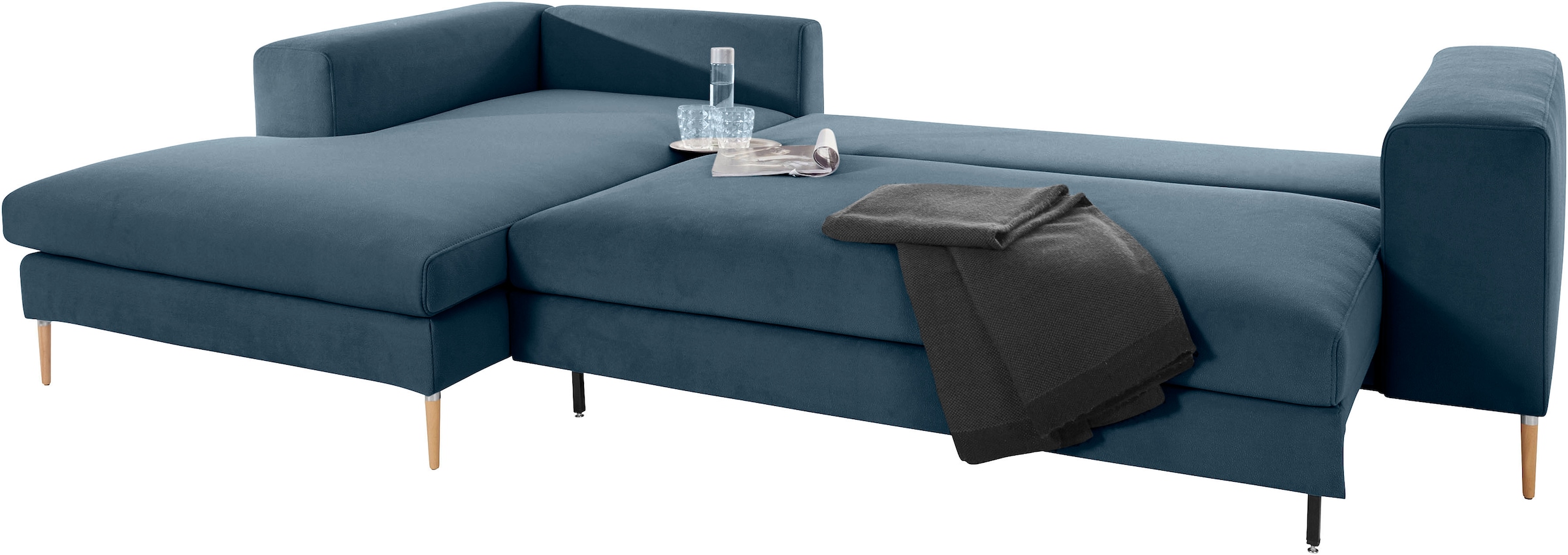 OTTO products Polsterecke »Finnja, softer, legerer Sitzkomfort, bequem, zeitloses Design, L-Form«