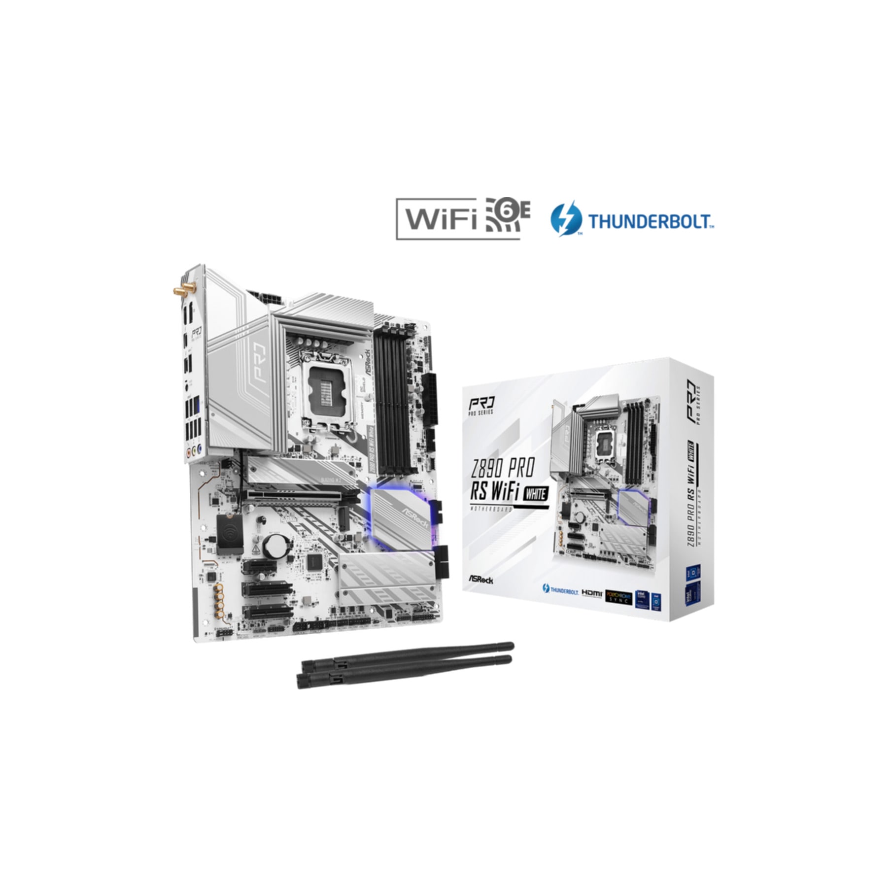 Asrock Mainboard »Z890 Pro RS WiFi White«