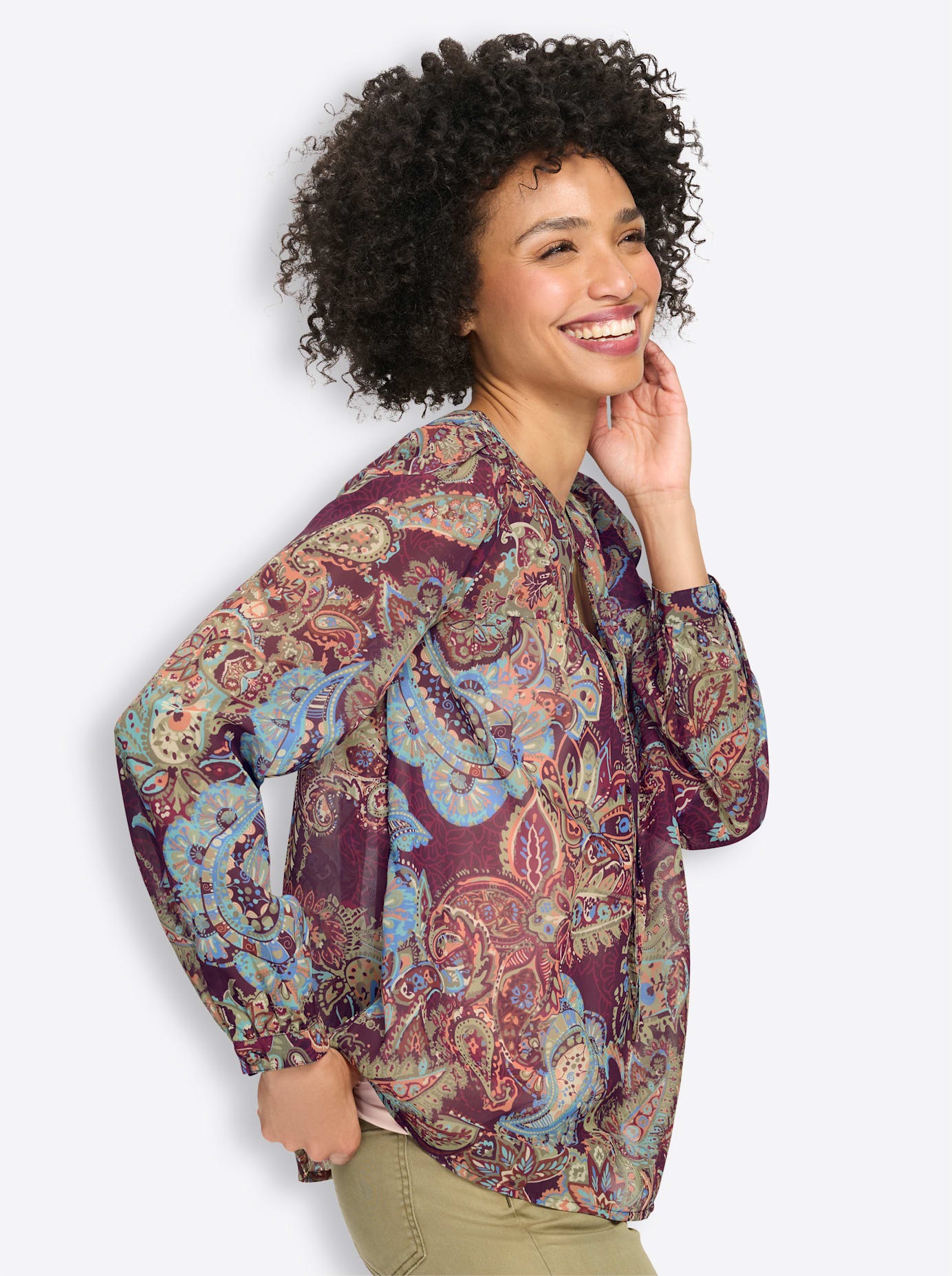 heine Druckbluse