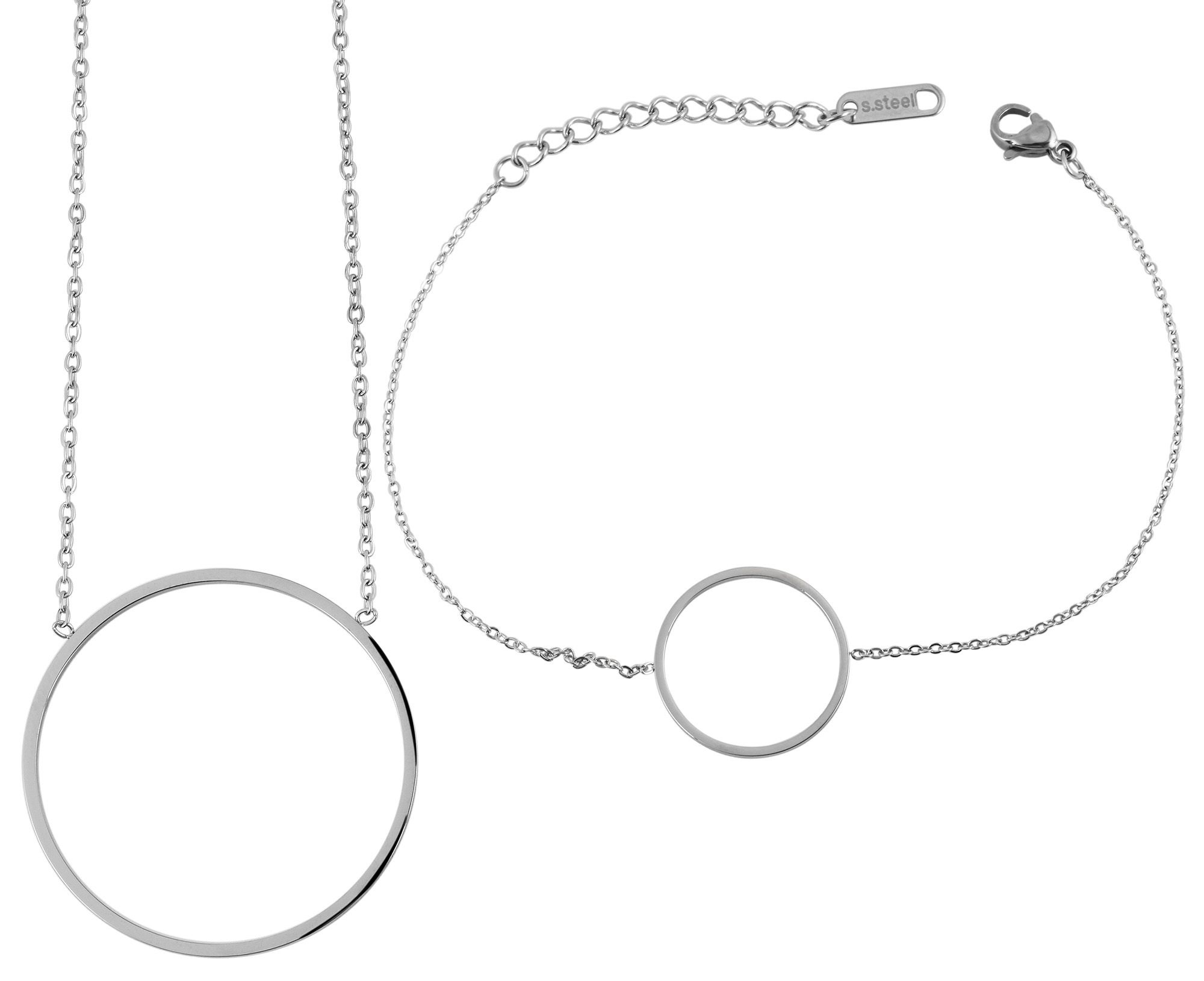 Adelia´s Kette ohne Anhänger »Damen Halskette mit Anhänger ¿ aus Edelstahl«