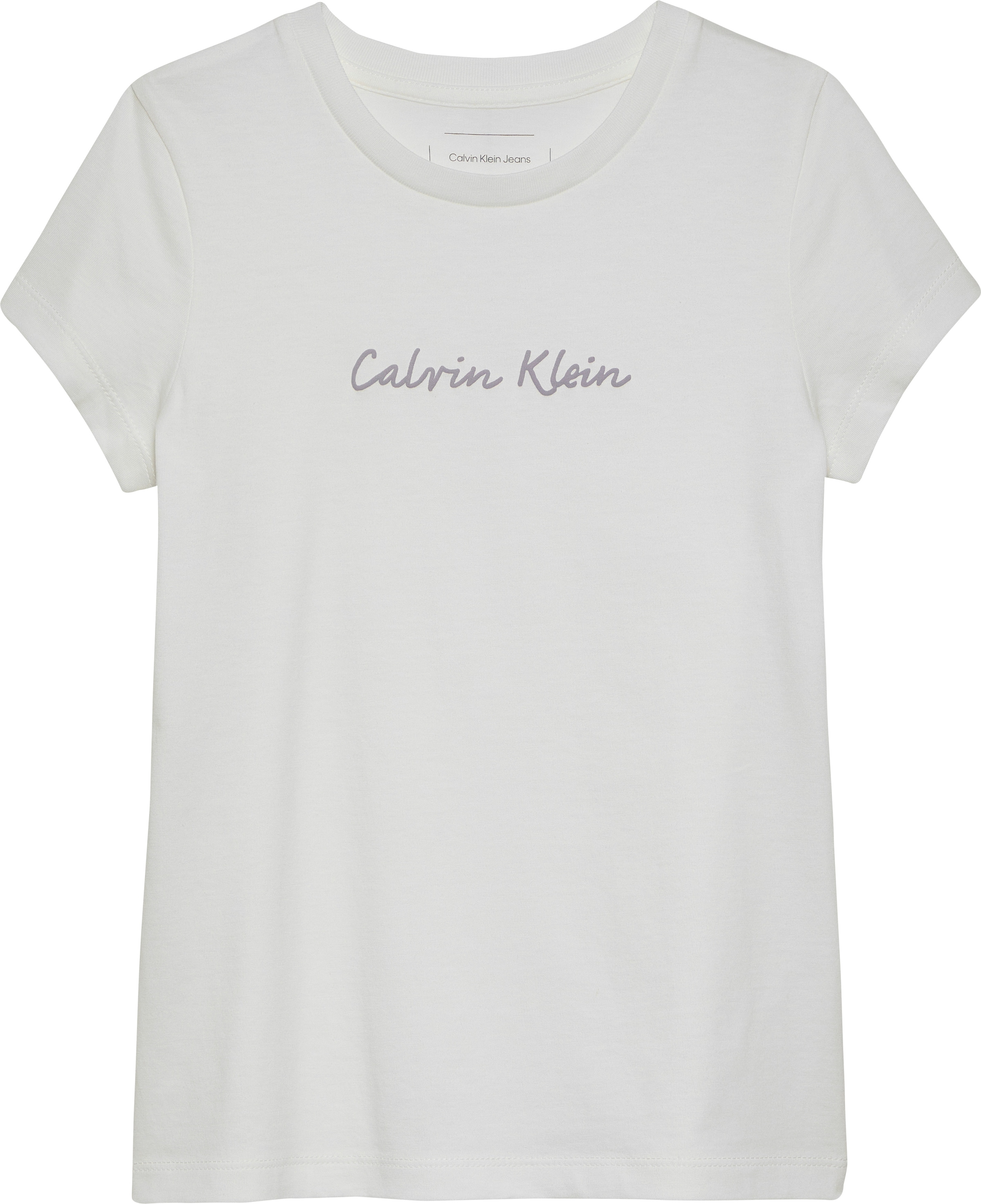 Calvin Klein Jeans T-Shirt »SCRIPT LOGO SLIM SS T-SHIRT«, mit Logoschriftzug