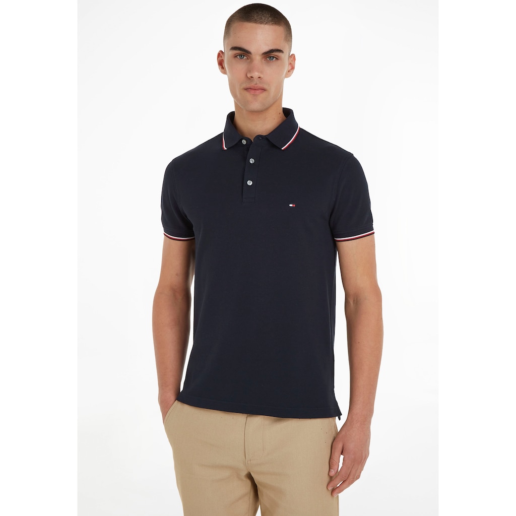 Tommy Hilfiger Poloshirt »1985 RWB TIPPED SLIM POLO«