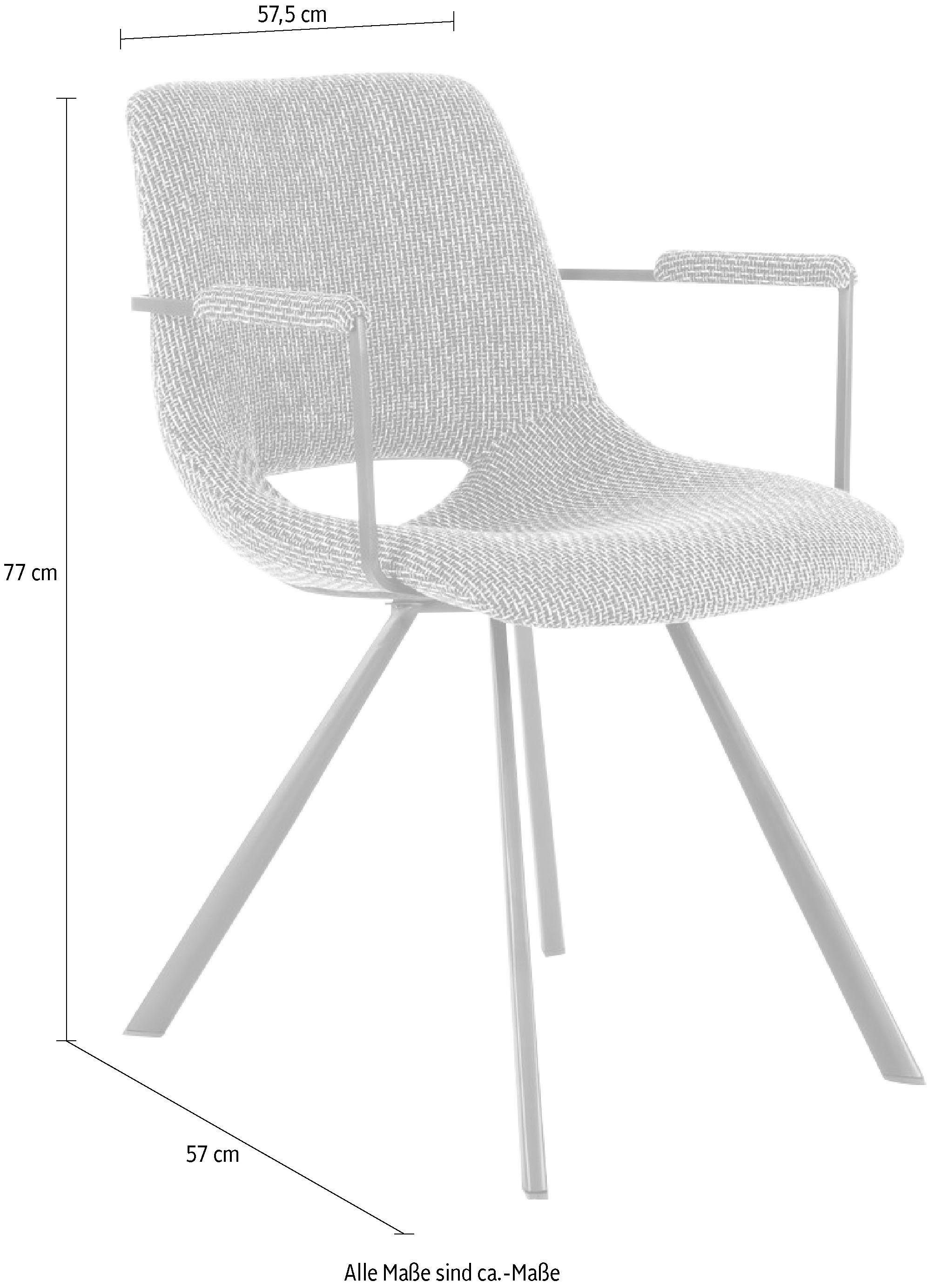 Kayoom Stuhl »Josephine 625 2er-Set , pflegeleicht« (Set) 2 Stk.pflegeleicht