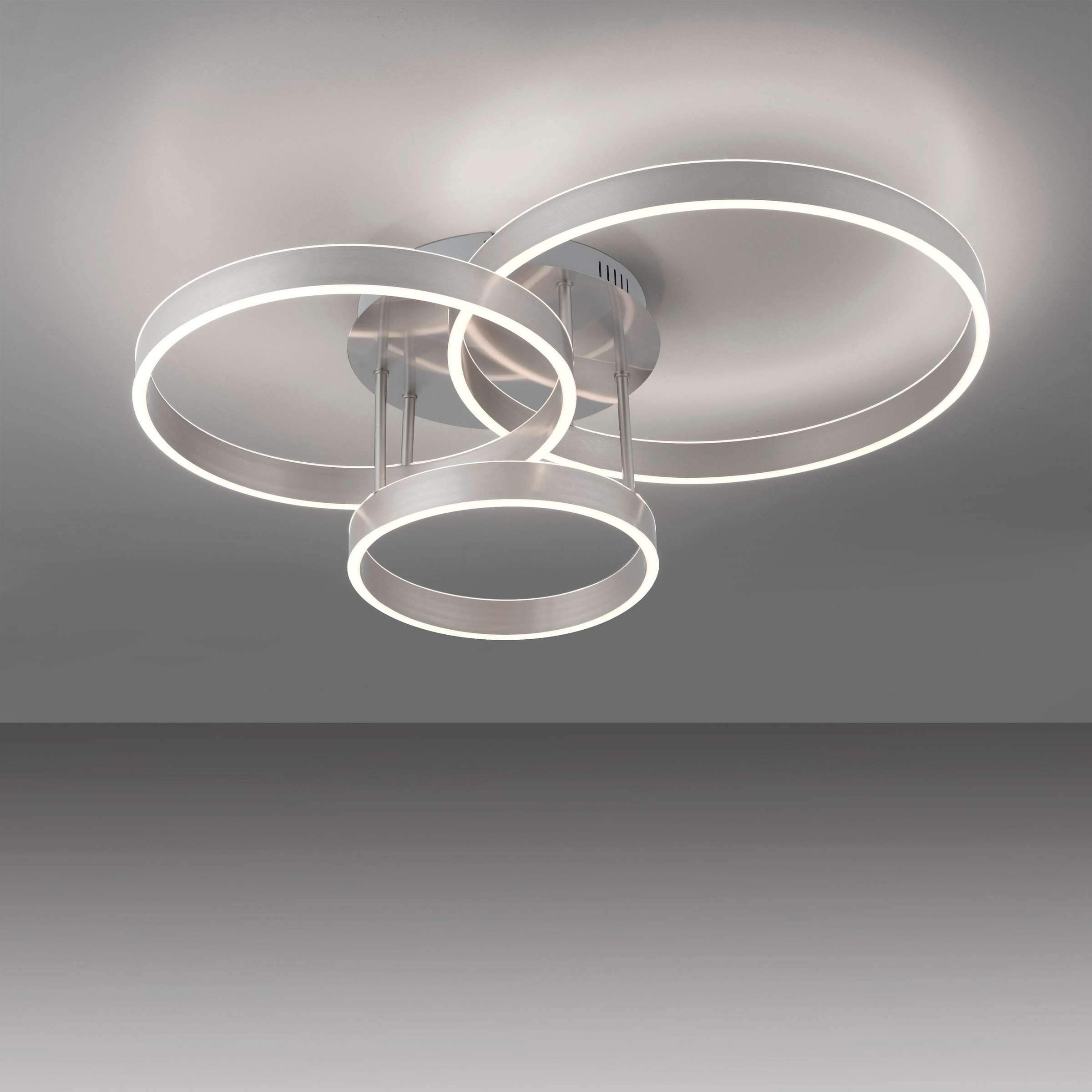 JUST LIGHT Deckenleuchte »LILLUTI« LED-Board 1 Stk. Warmweiß LED, Fernbedienung, Funk inkl., separat steuerbar über FB