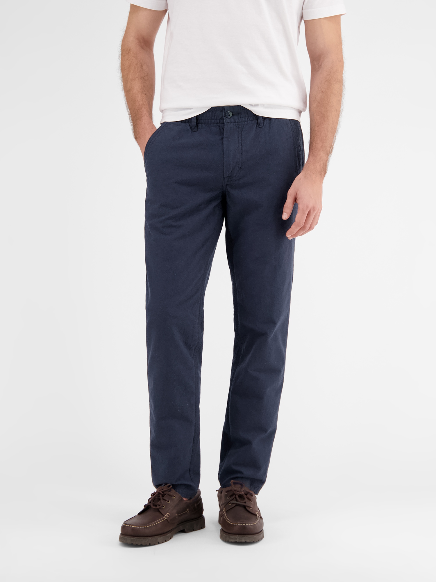 LERROS Chinohose »Sommerliche Chino mit Leinenanteil, RELAX FIT«