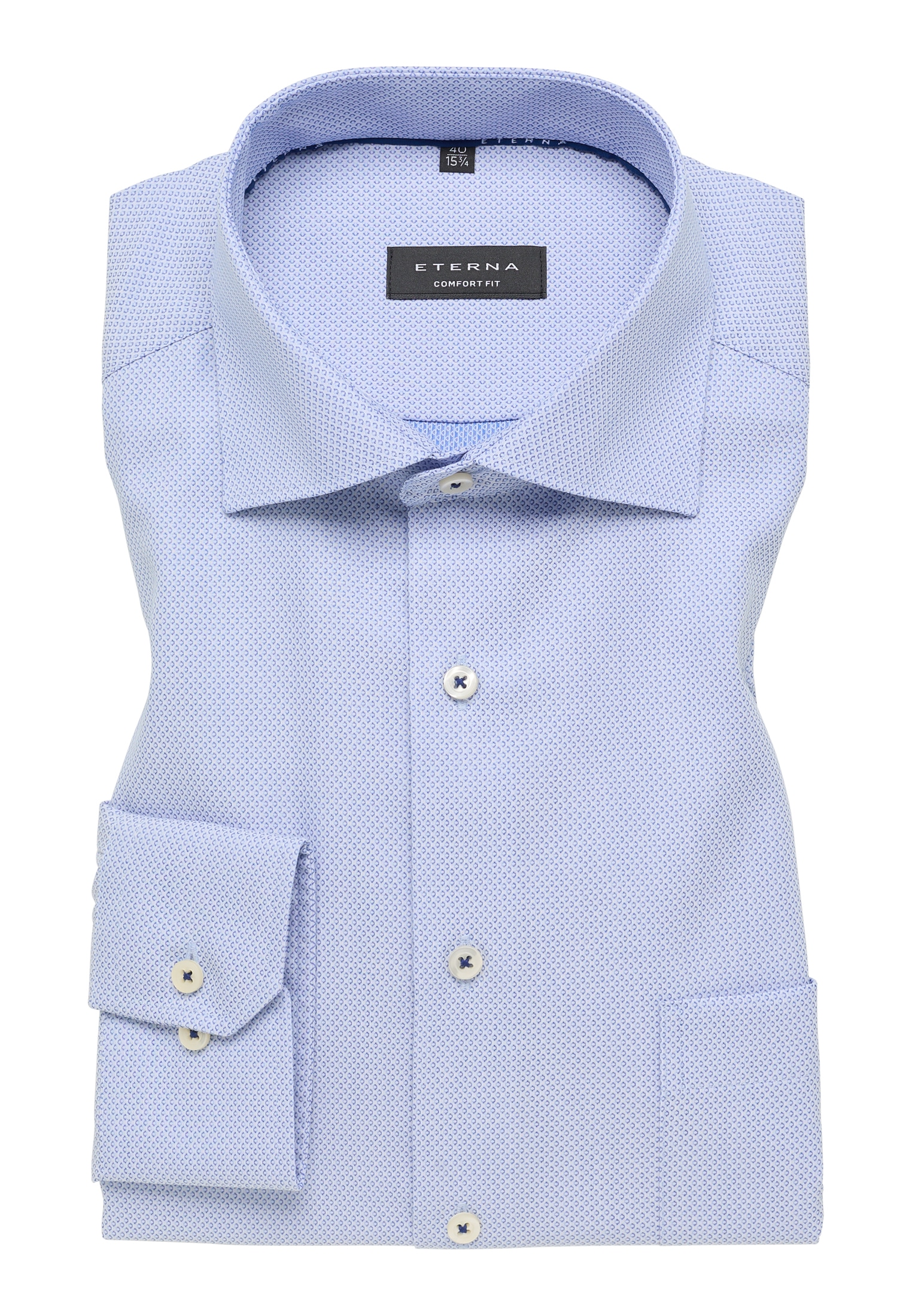 Eterna Langarmhemd »COMFORT FIT« NON IRON (bügelfrei)