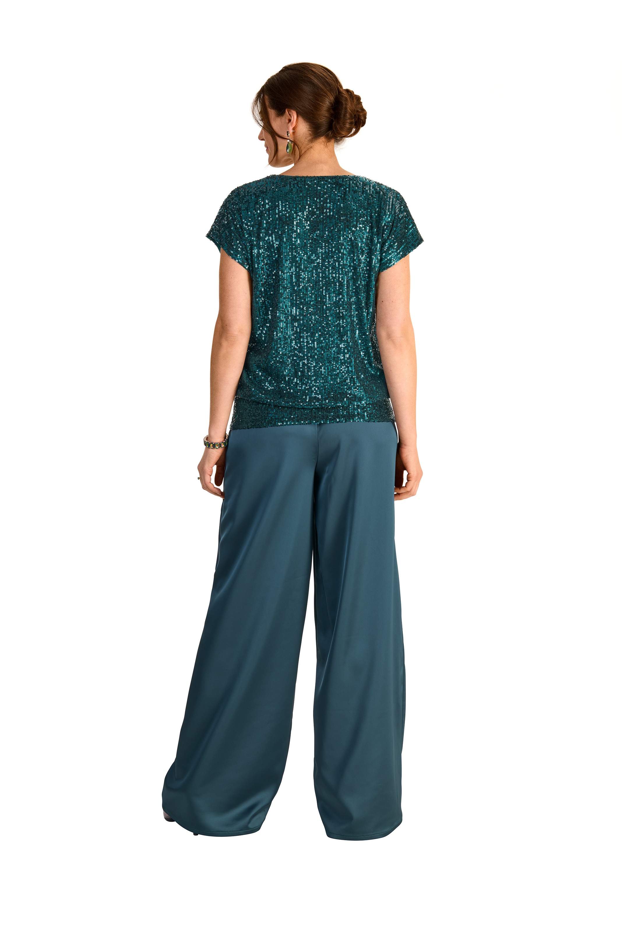 HERMANN LANGE Collection Paillettenshirt