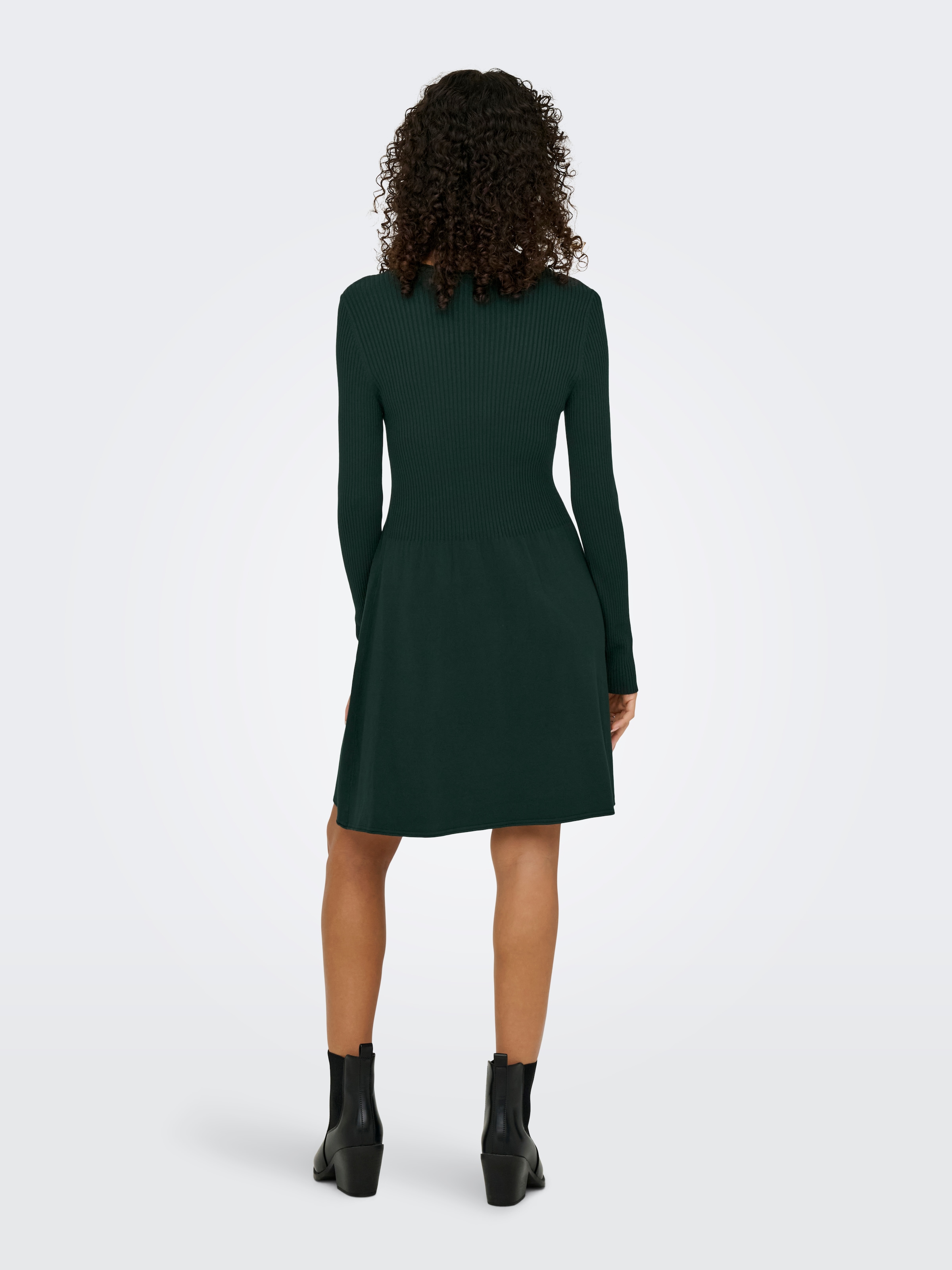 ONLY Strickkleid »ONLALMA L/S O-NECK DRESS KNT NOOS«