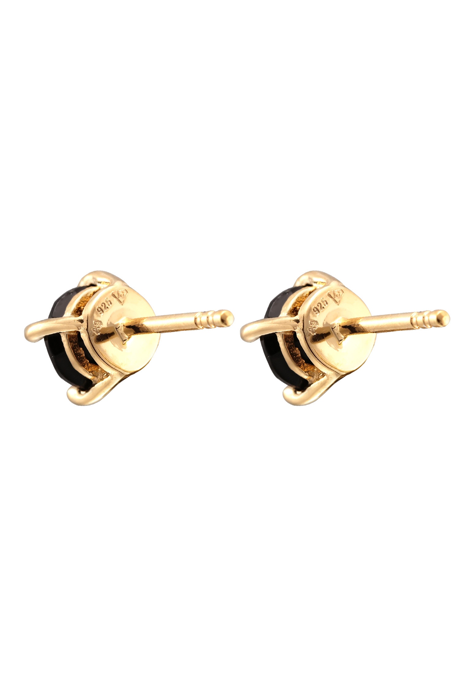 Kuzzoi Paar Ohrstecker »Ohrringe Basic Stecker Geo Kristalle 925 Silber«