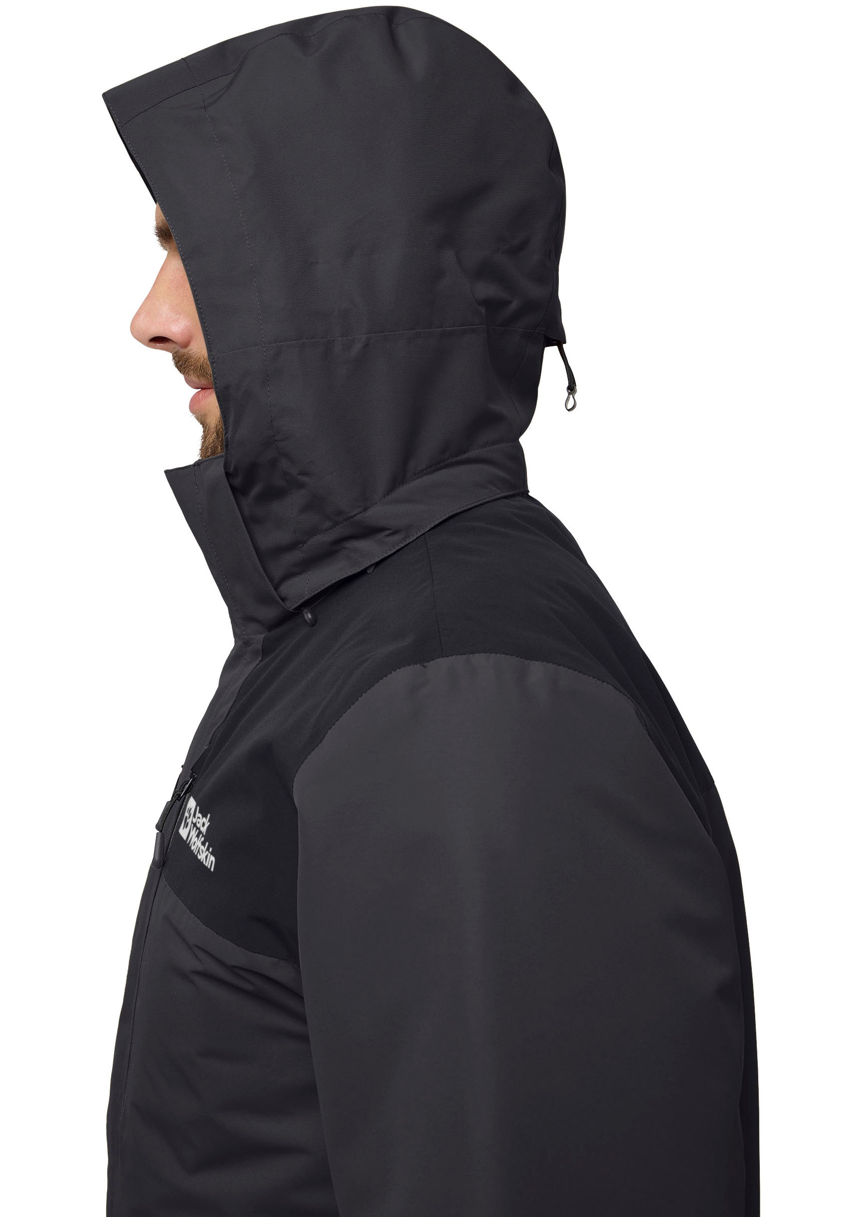 Jack Wolfskin 3-in-1-Funktionsjacke »JASPER 3IN1 JKT M«, mit Kapuze, Winterjacke