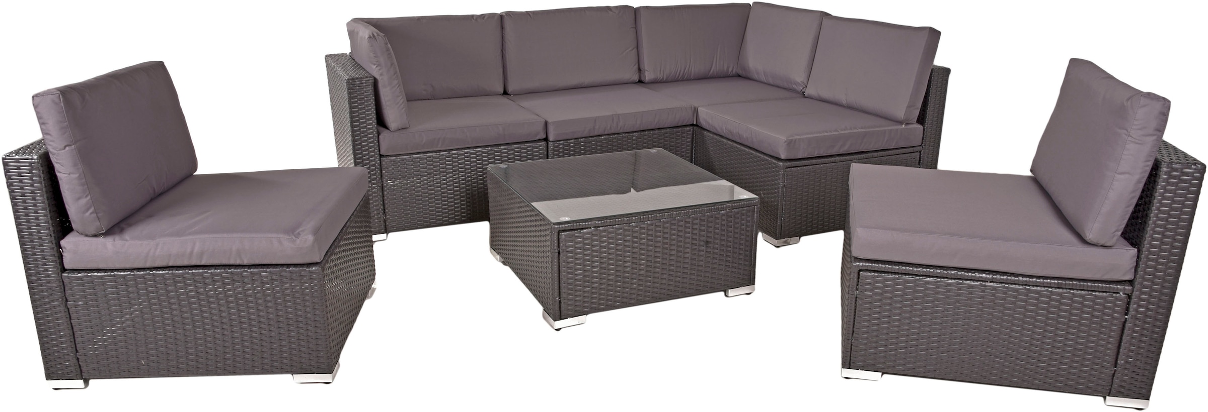 Garden Pleasure Gartenlounge-Set »SANSIBAR«, (7 tlg.)