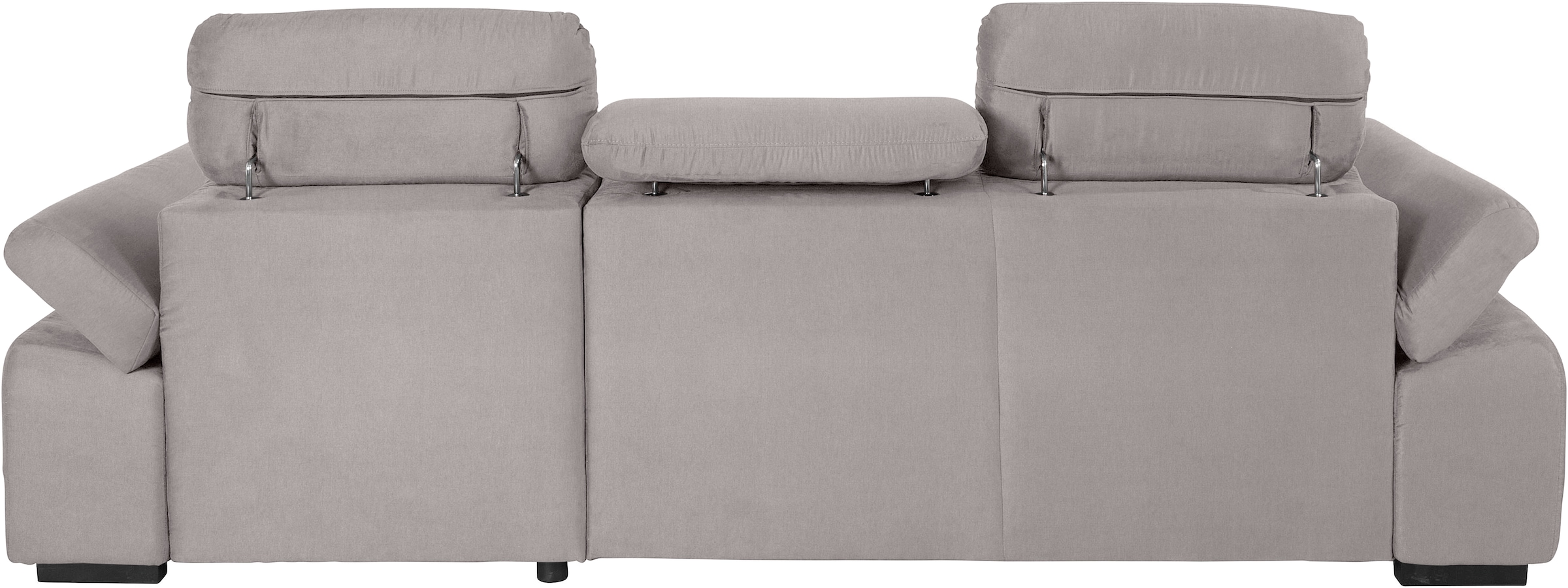 COTTA Ecksofa »Lola L-Form mit Kopfteilfunktion & Hocker«, (Set, mit Hocker), wahlweise mit Bettfunktion, Bettkasten & Armteilverstellung