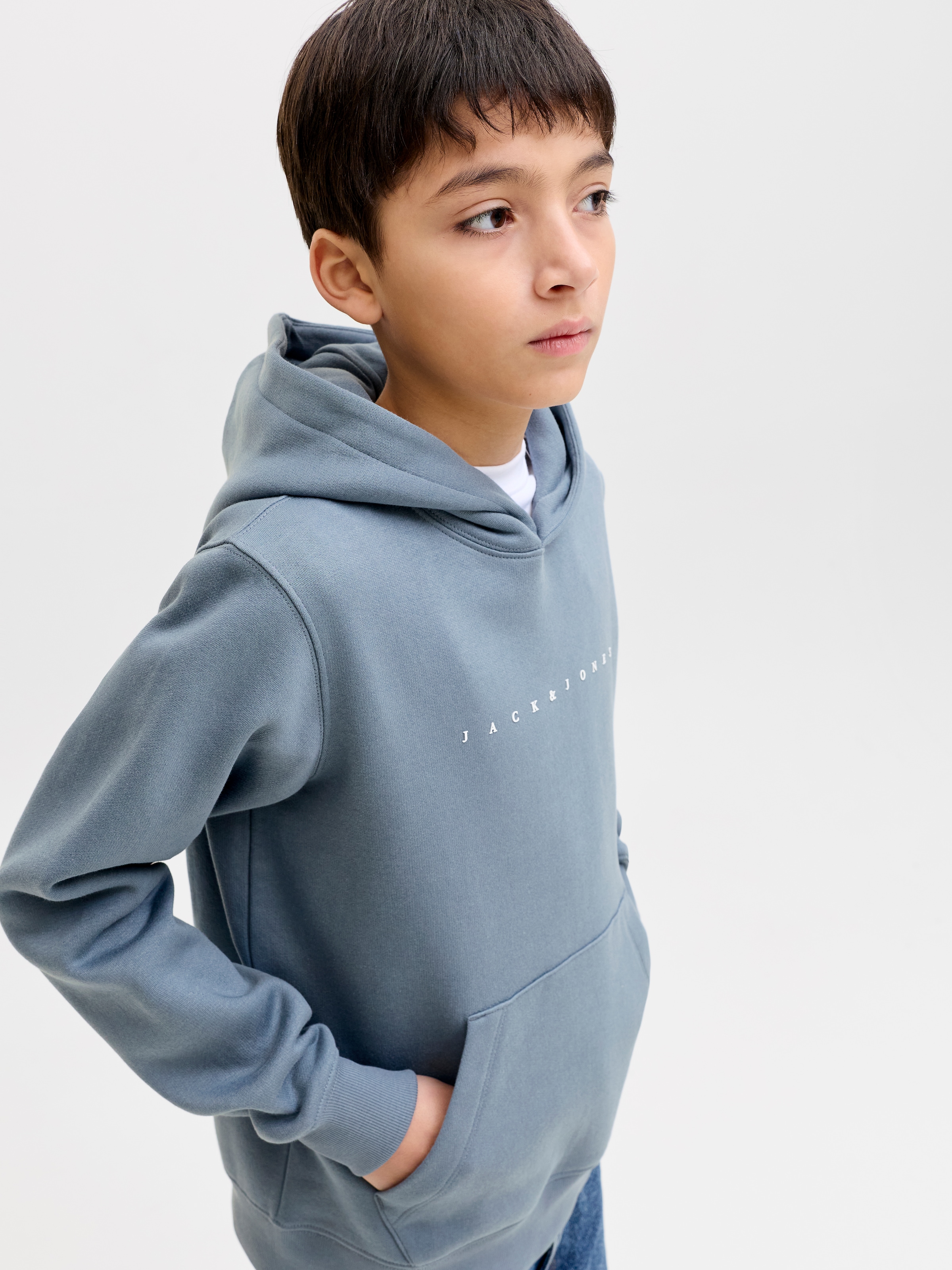 Jack & Jones Junior Kapuzensweatshirt »JJESTAR JJ SWEAT HOOD NOOS JNR«, Baumwollmischung, relaxed fit
