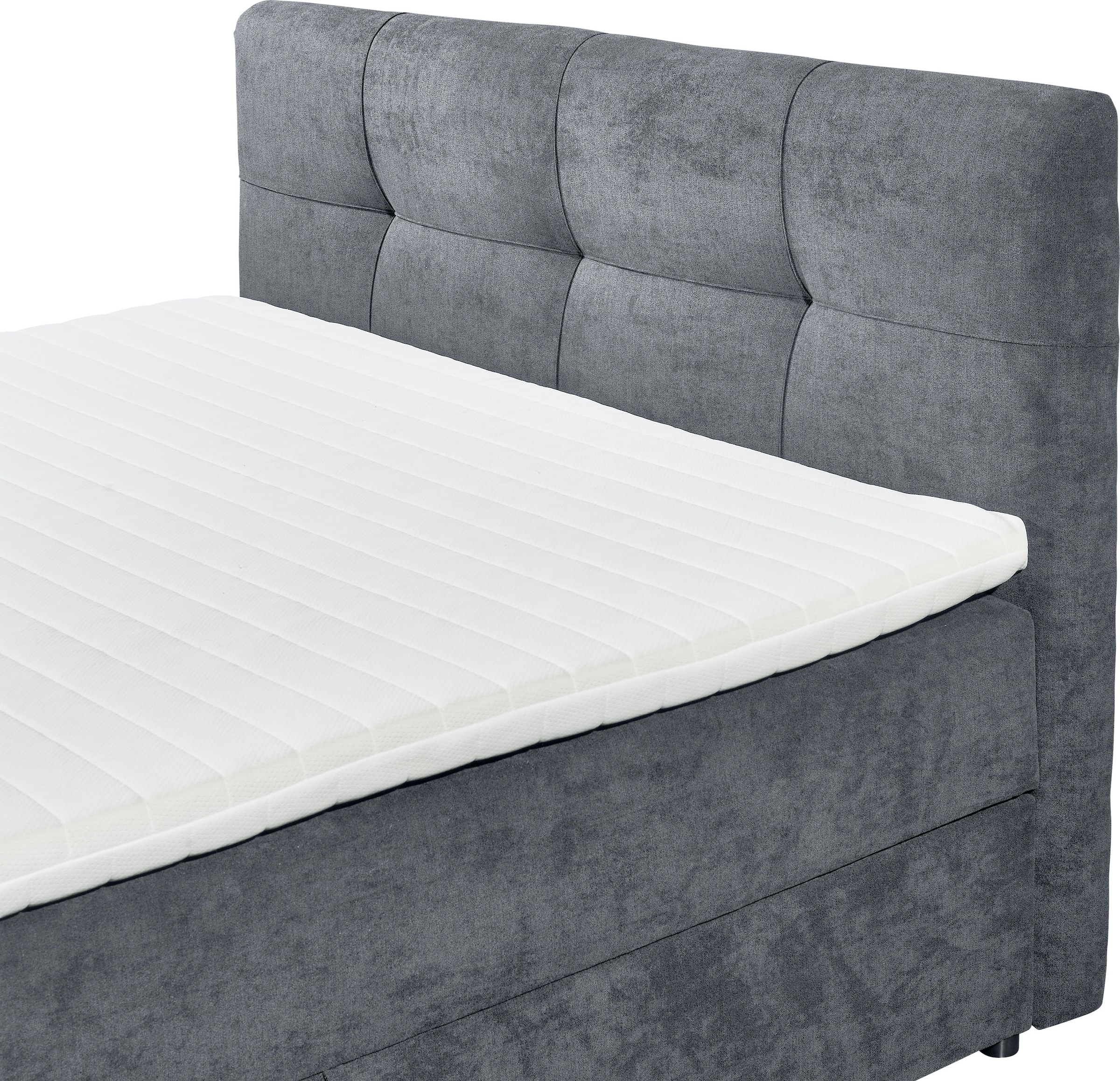 ED EXCITING DESIGN Boxbett »Winnipeg«, (5 St.), inkl. zwei Bettkästen und Topper
