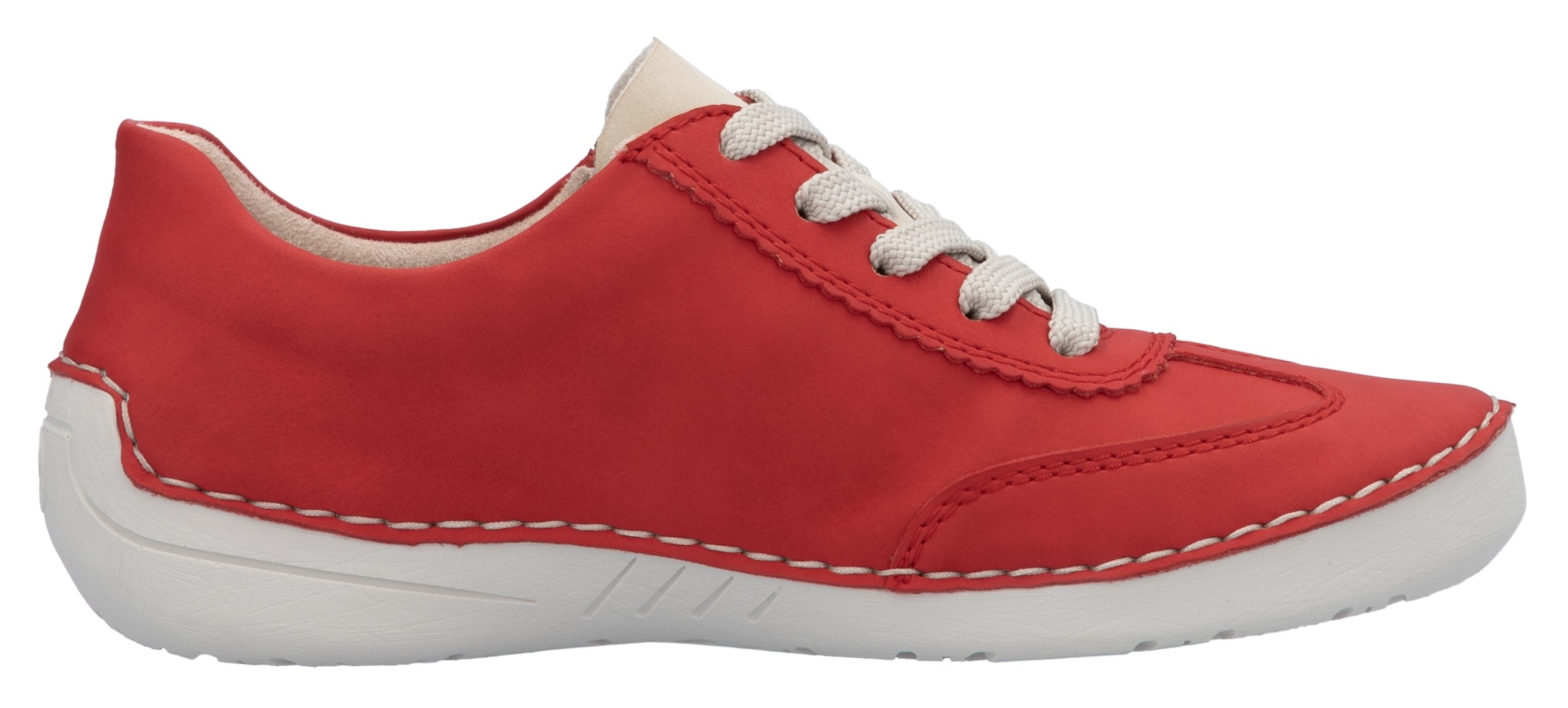 Rieker Sneaker, Halbschuh, Freizeitschuh, Schnürschuh mit Reißverschluss