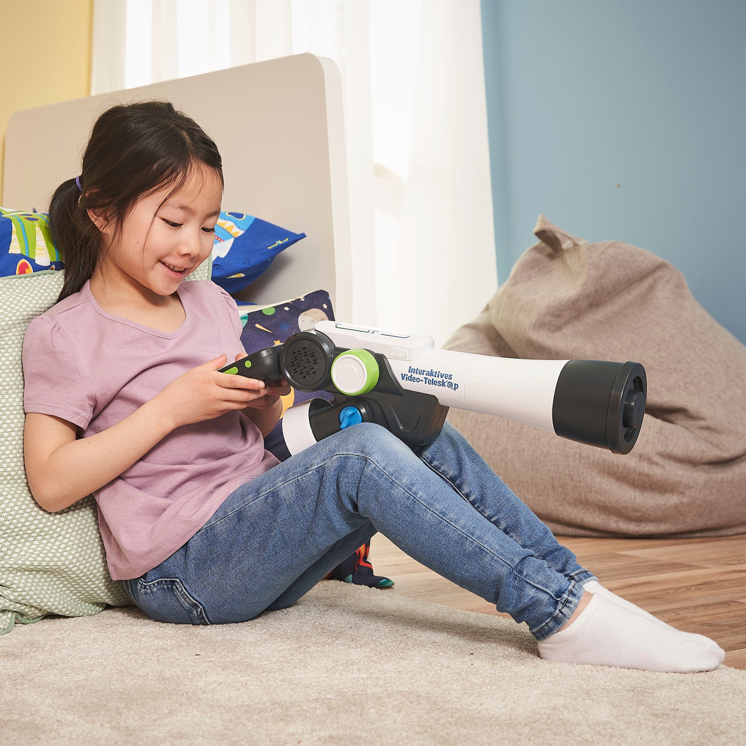 Vtech® Teleskop »Interaktives Video-Teleskop für Kinder«, mit NASA Lerninhalten und Spielen