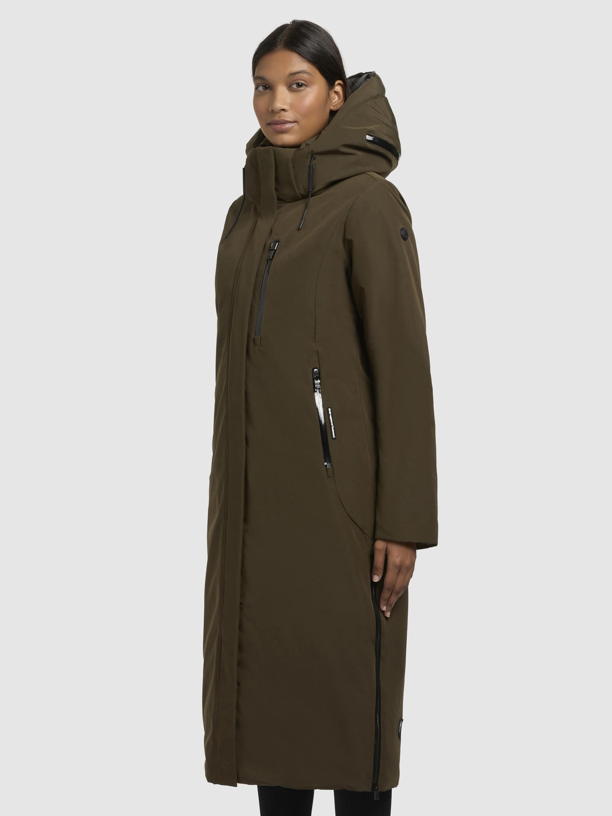 khujo Wintermantel »Wintermantel Lofi2«, Langer Damen Winterparka mit Kapuze