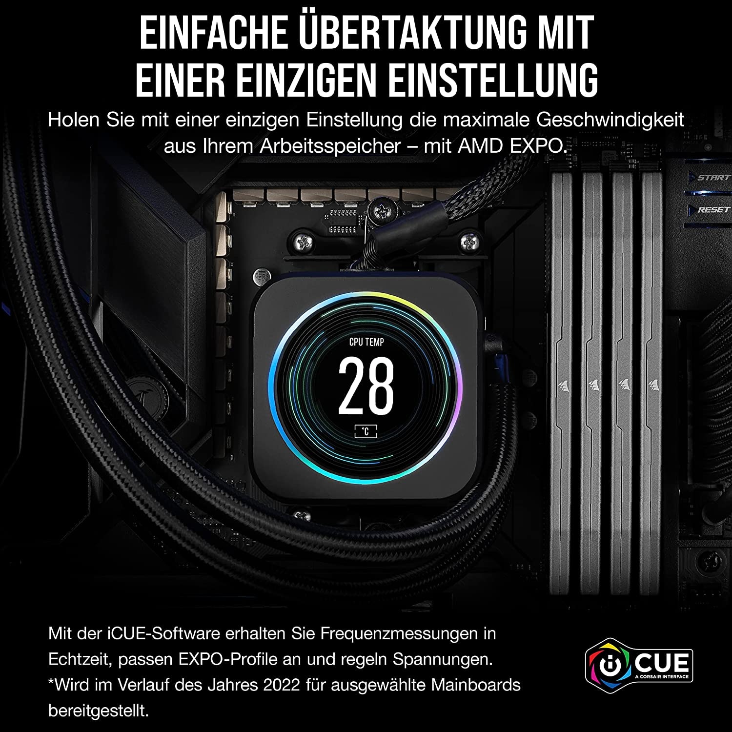 Corsair Arbeitsspeicher »VENGEANCE DDR5 5200«, - auf AMD Ryzen AM5-Systeme zugeschnitten