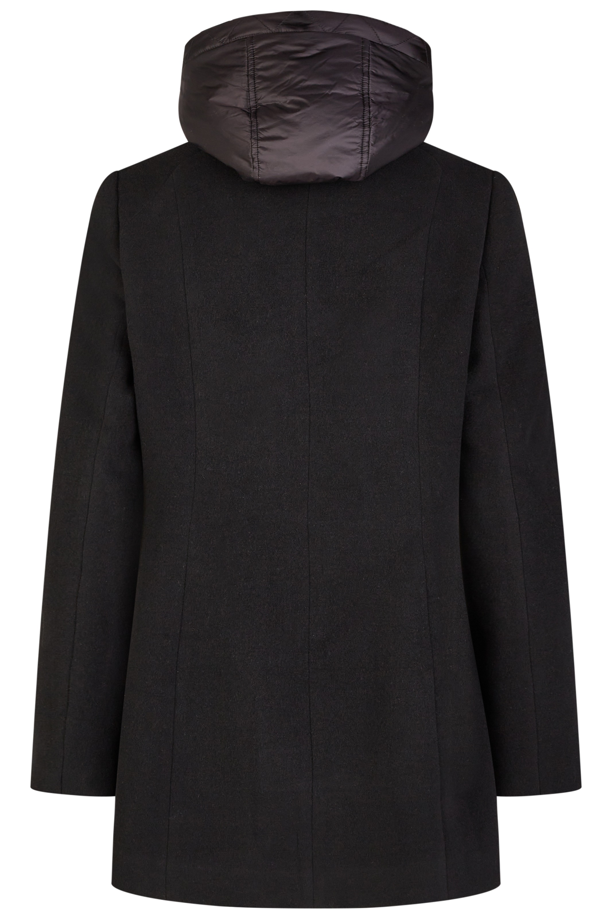 Barbara Lebek Wolljacke, mit Kapuze, mit Kapuze