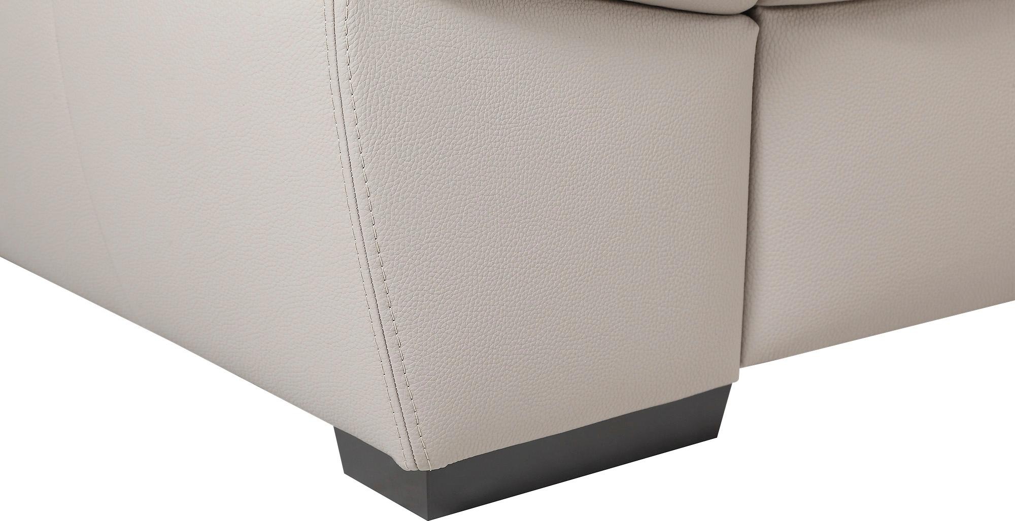 exxpo - sofa fashion Ecksofa »Salerno, klassisch modernes Funktionssofa, hoher Sitzkomfort, L-Form«, inkl. Kopf- und Armteilverstellung, wahlweise mit Bettfunktion