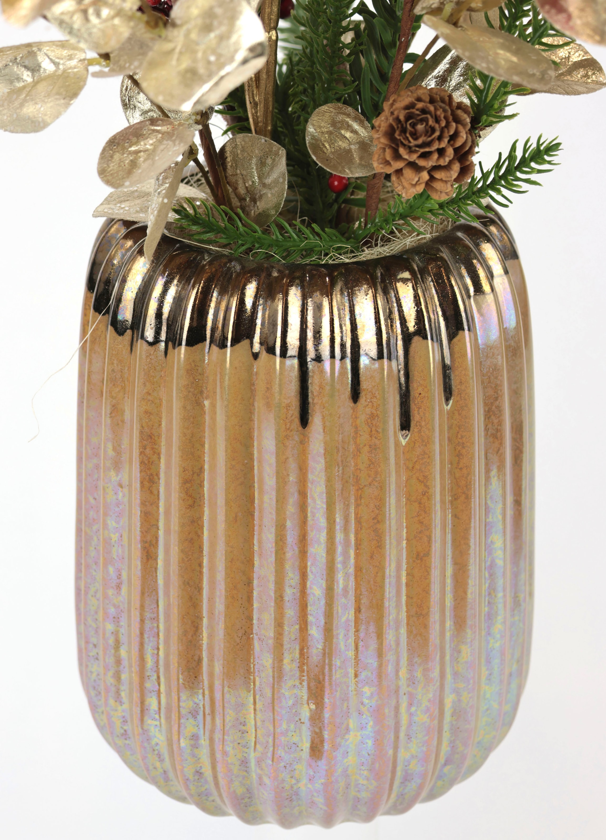 bei Kunstpflanze OTTO Keramikvase, Magnolie Winterliche Kunstblumen-Arrangement, online I.GE.A. festliches Weihnachtsdeko,«, »Gesteck mit Blumenensemble, in Weihnachtsgesteck kaufen