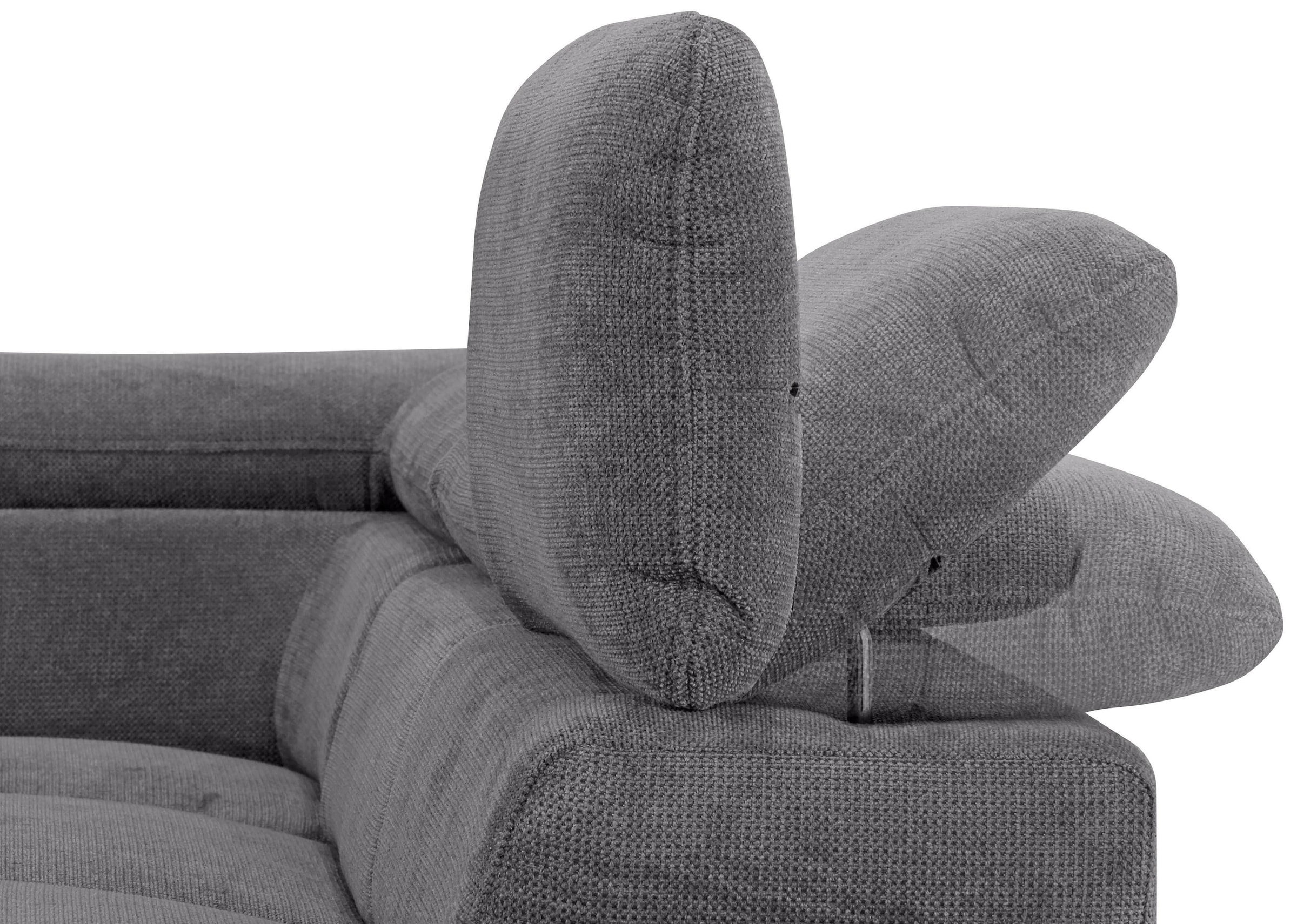 Home affaire Ecksofa »Alberto L-Form«, mit Kopfteilverstellung, wahlweise mit Bettfunktion