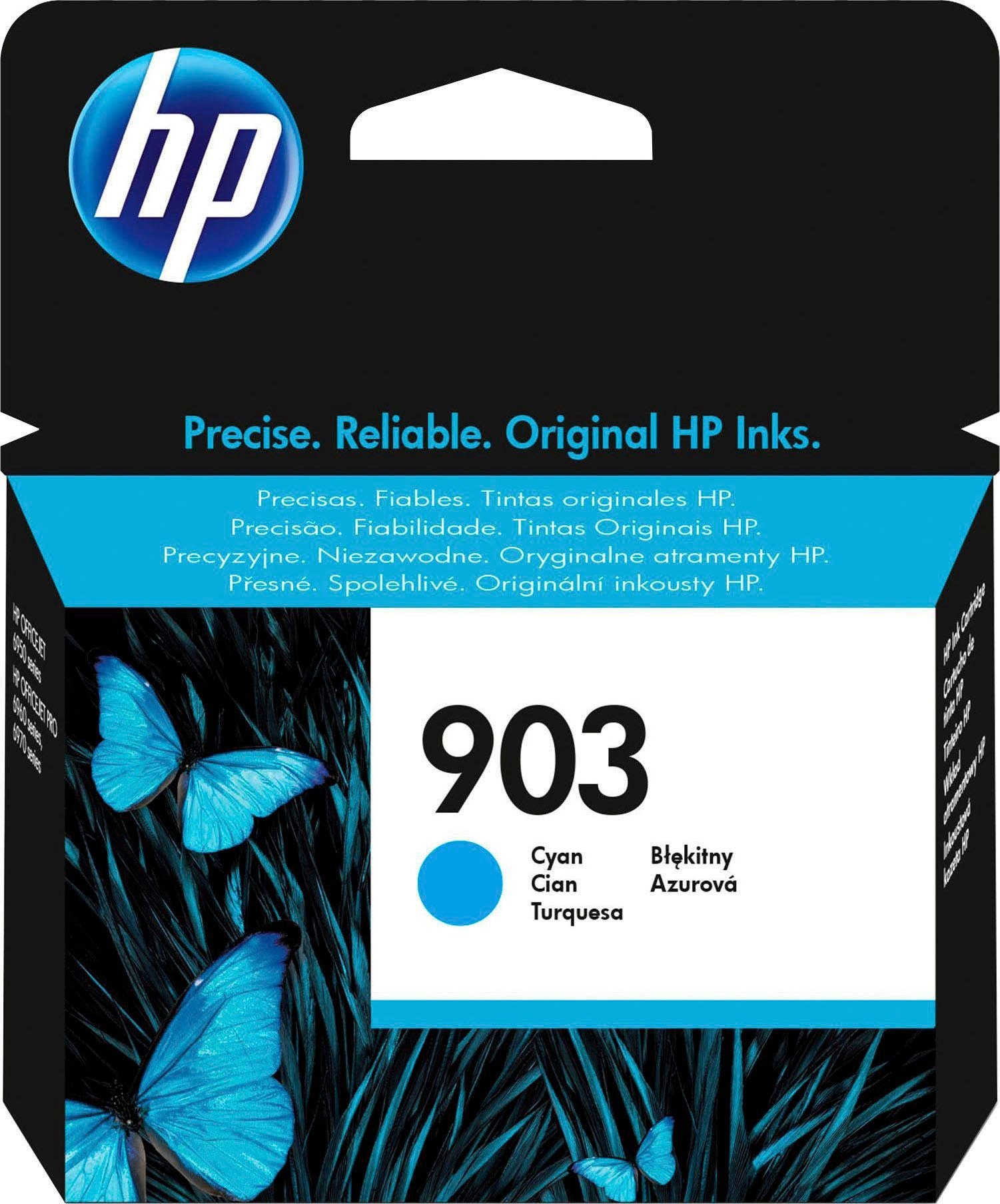 HP Tintenpatrone »903«, (Packung), original Druckerpatrone 903 gelb/cyan/magenta/schwarz