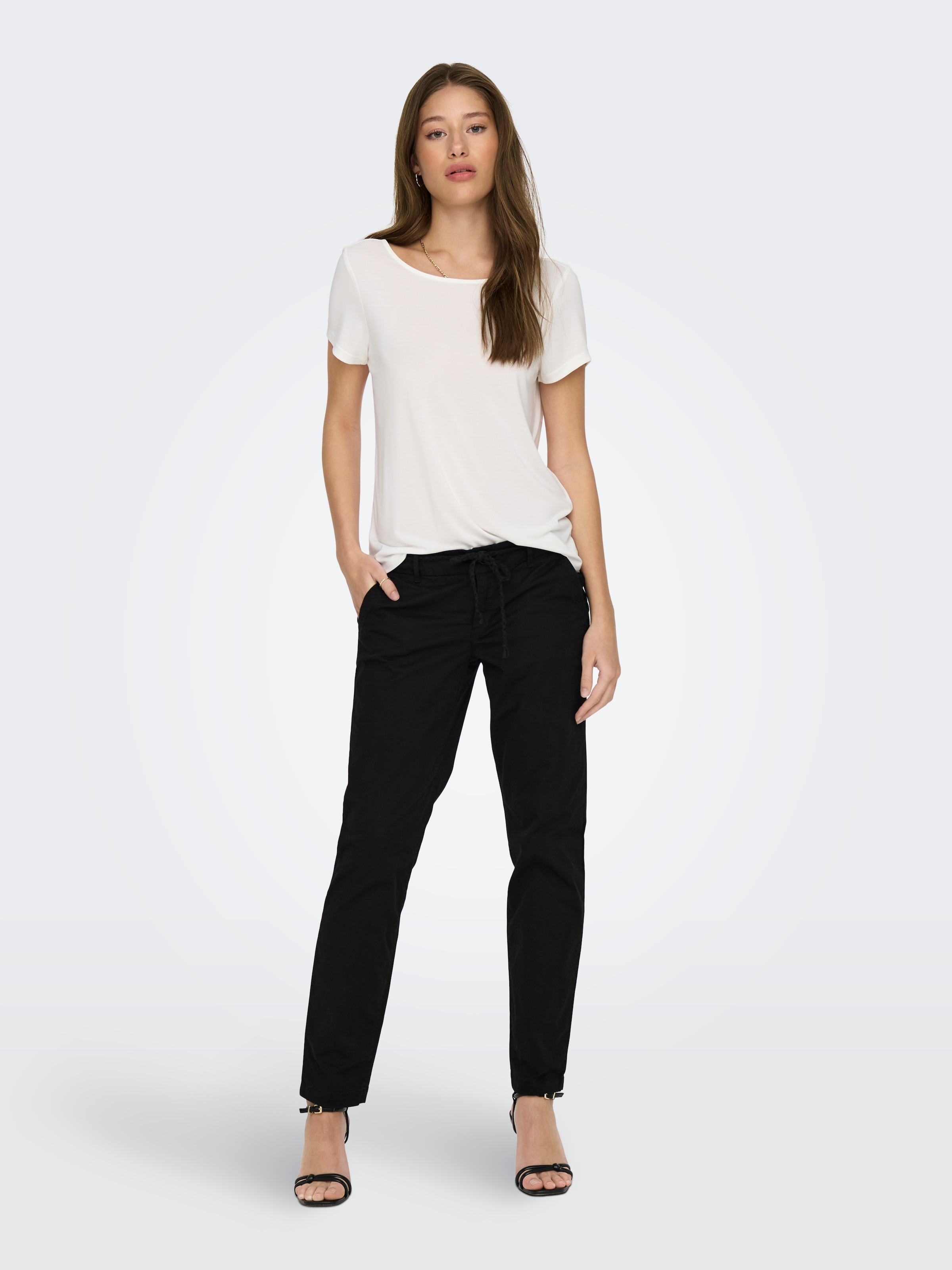 ONLY Chinohose »ONLEVELYN REG ANKLE CHINO PANT PNT NOOS«