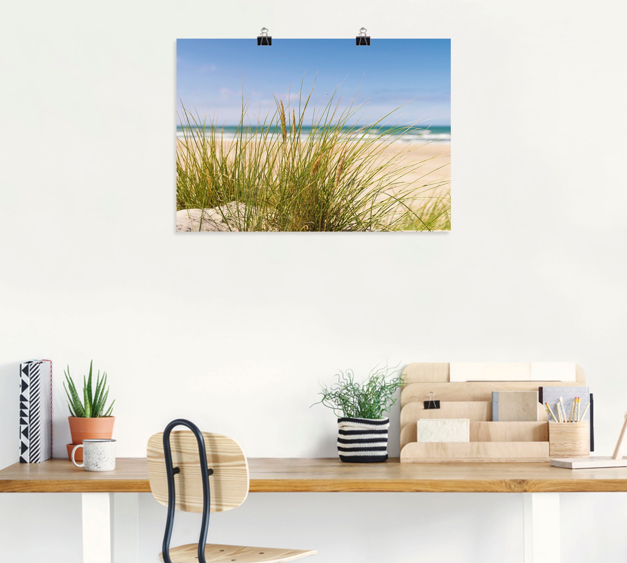 Artland Wandbild »Dünengras«, Strand, (1 St.), als Alubild, Outdoorbild, Leinwandbild, Poster in verschied. Größen