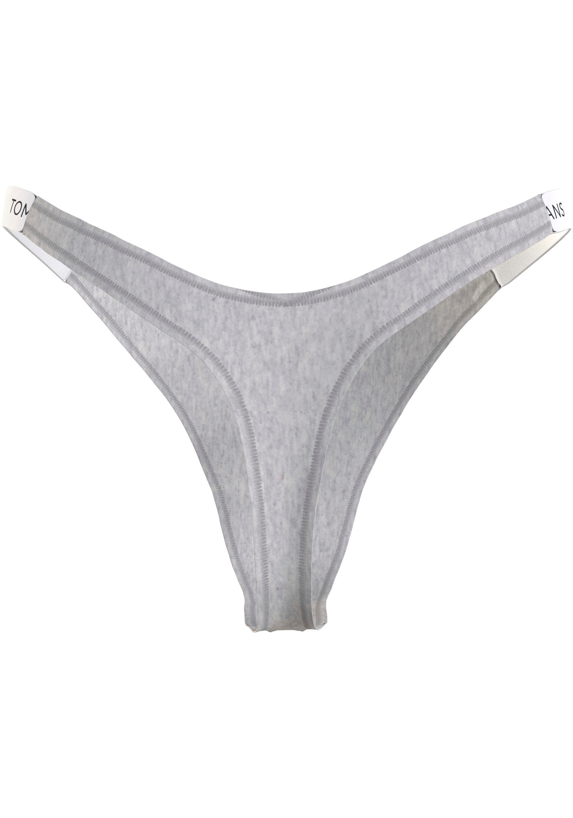 Tommy Hilfiger Underwear Slip »HIGH LEG THONG (EXT SIZES)«, meliert, Logoschriftzug