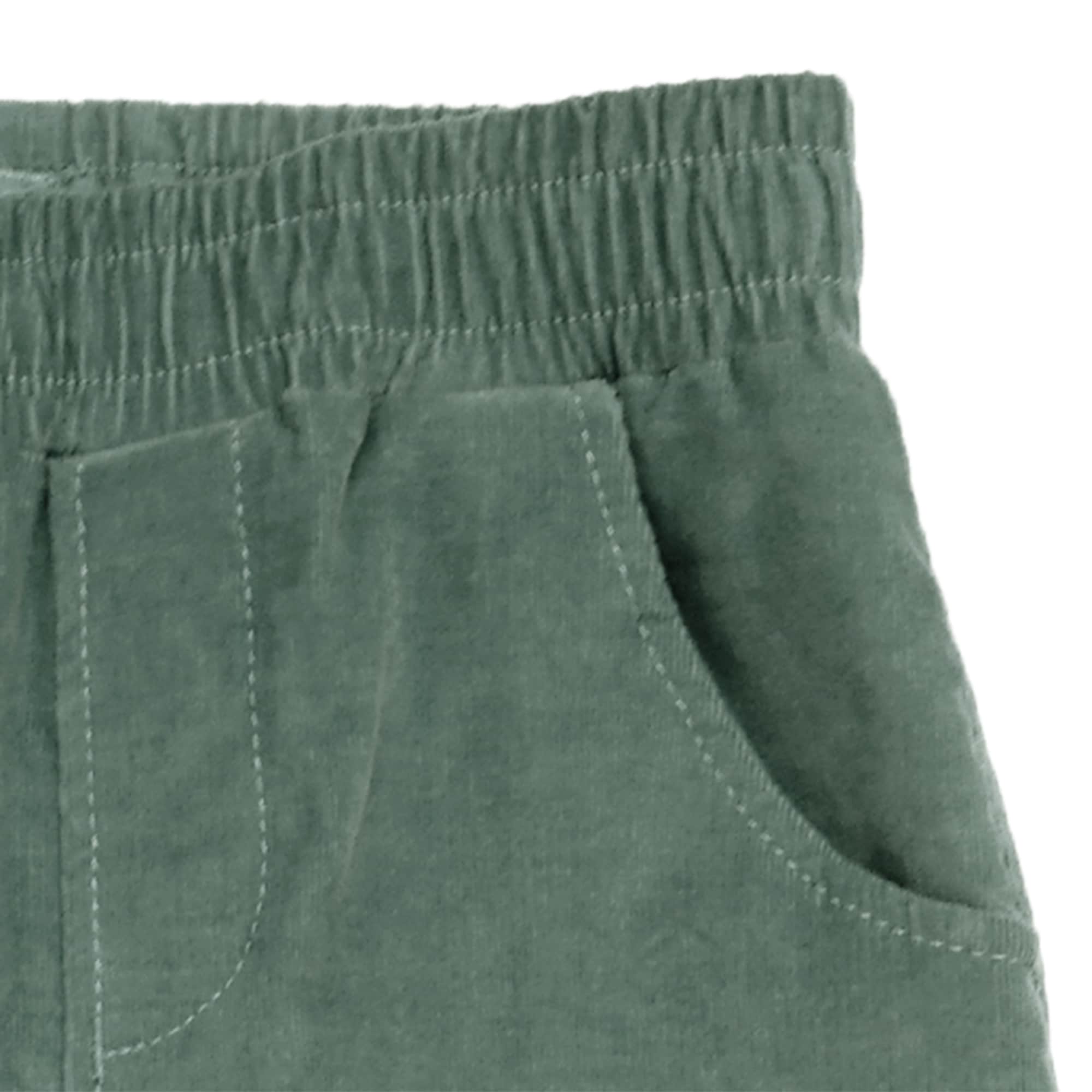 MAXIMO Cordhose, Stretch-Cord, Gummizug am Bund und Beinabschlüssen, Seitentaschen