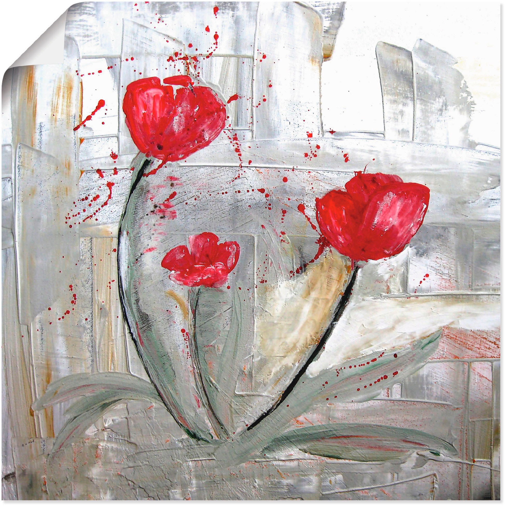 Artland Wandbild »Familie«, Muster, (1 St.), in vielen Größen & Produktarten - Alubild / Outdoorbild für den Außenbereich, Leinwandbild, Poster, Wandaufkleber / Wandtattoo auch für Badezimmer geeignet