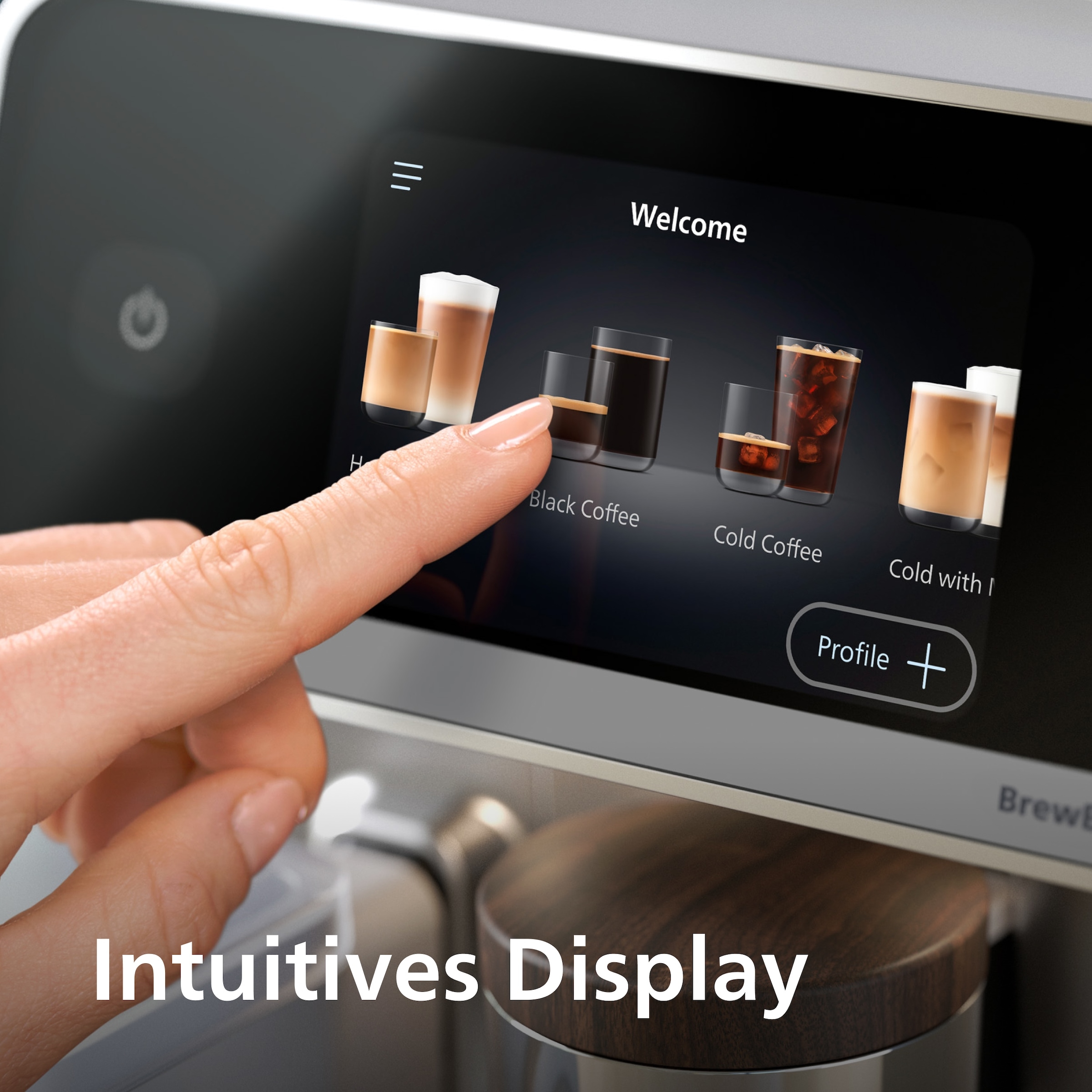 Philips Kaffeevollautomat »EP8757/20 Café Aromis 8000-Serie mit BrewExtract Technologie, appfähig« über 50 heiße und kalte Getränke, mit LatteGo Pro-Milchsystem, Silber