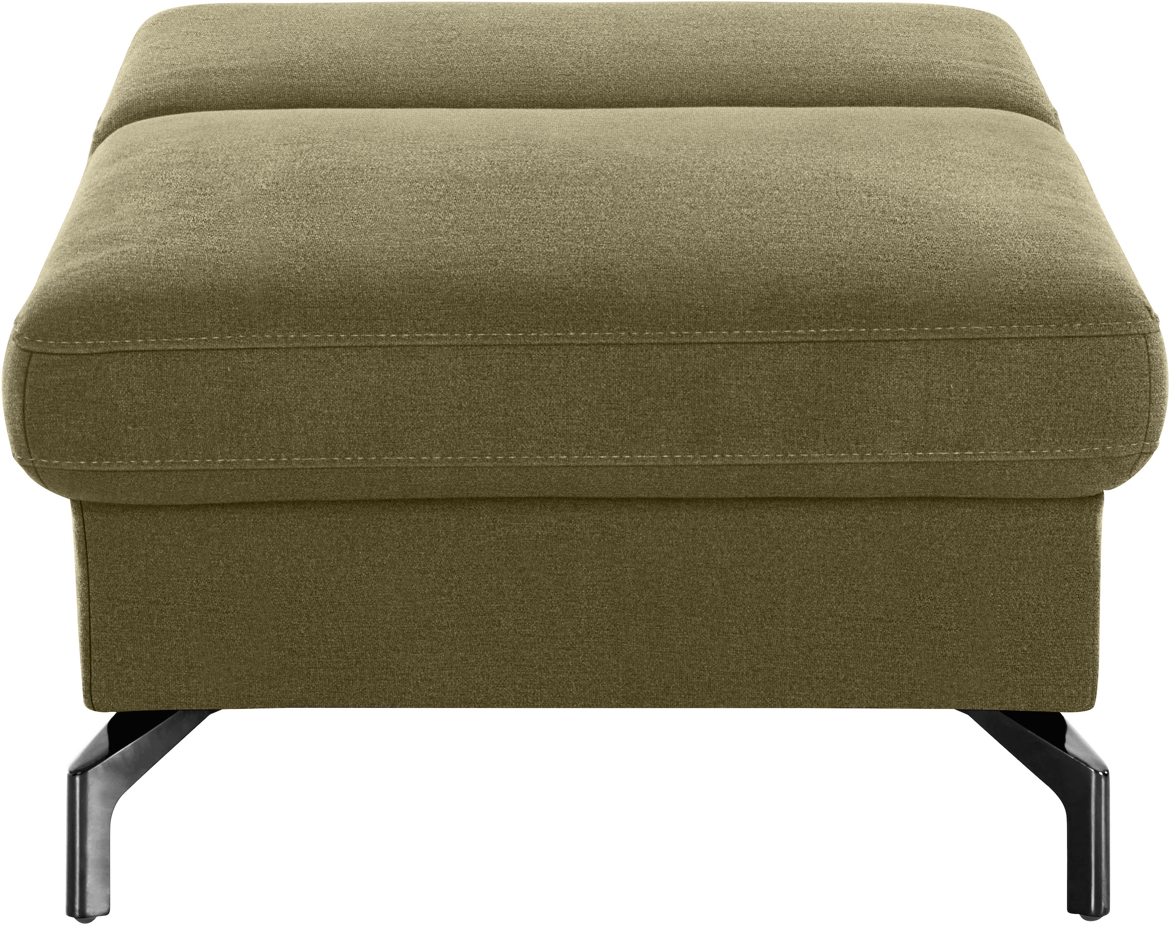sit&more Hocker »Brisbane«, Fußhöhe 12 cm, mit Federkern und Klappfunktion