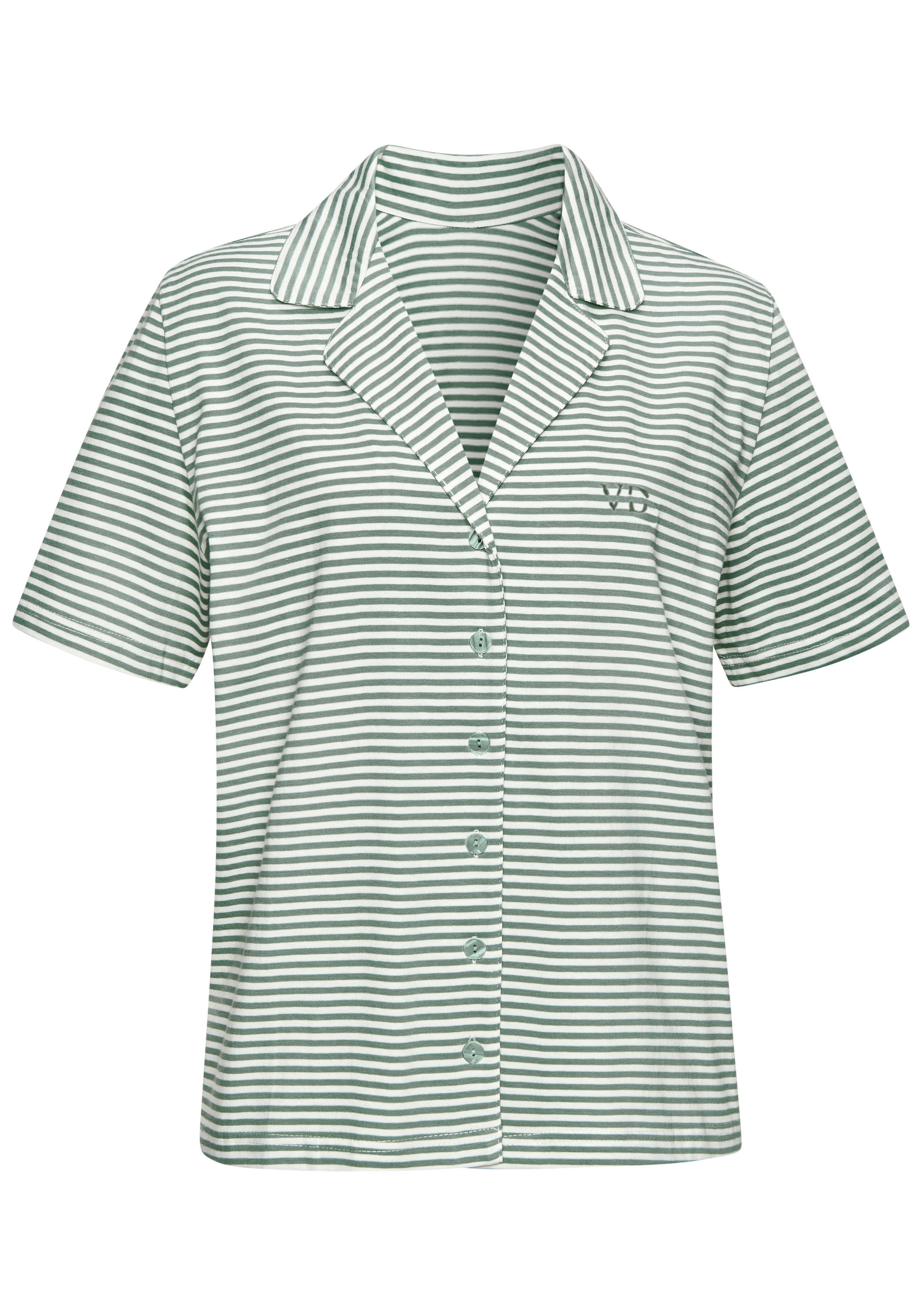 Vivance Dreams Shorty Set, 2-teilig, 2 tlg. mit feinen garngefärbten Streifen