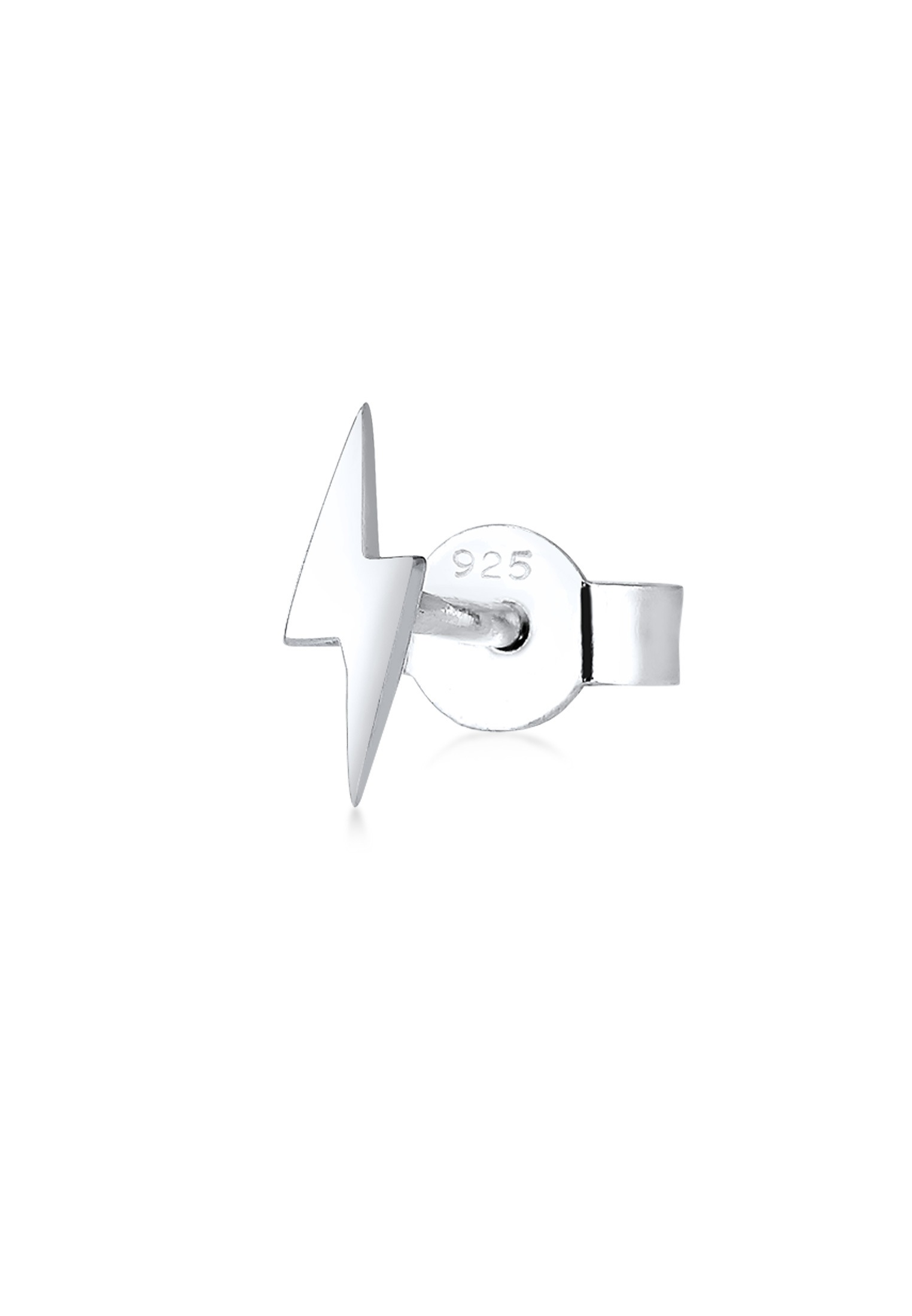 Elli Piercing-Set »Ohrringe Single Ohrstecker Blitz 925 Silber«