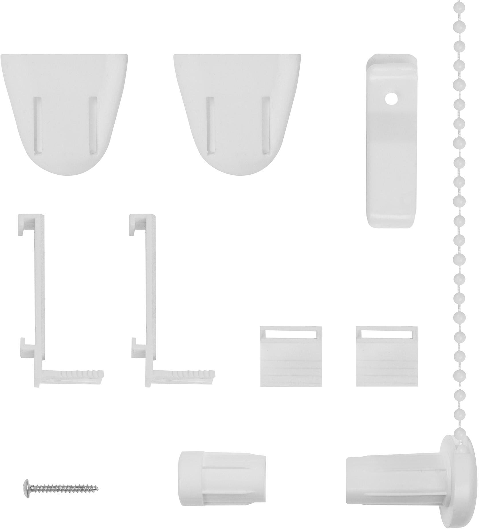 LICHTBLICK ORIGINAL Sichtschutzzüge Montagezubehör-Set, Packung, für Rollos, für Klemmfix Rollo RKV