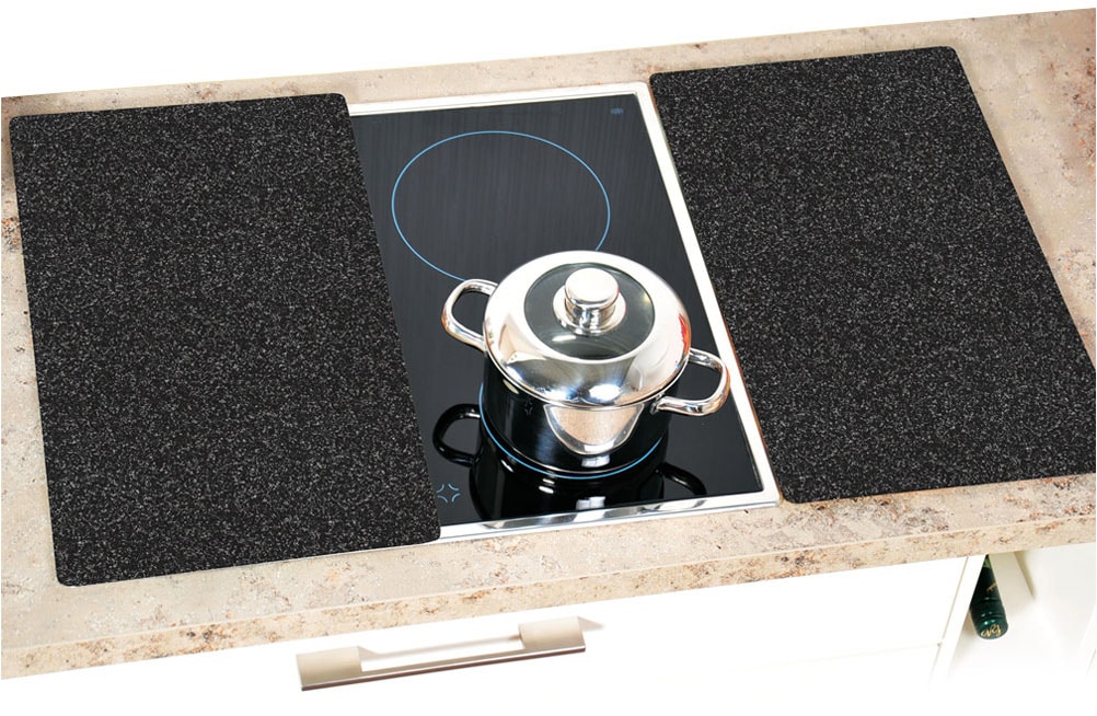 KESPER® Herdblende-/Abdeckplatte »Multi-Glasschneideplatte, Granit« Maß der einzelnen Platte ca. 30 x 52 cm