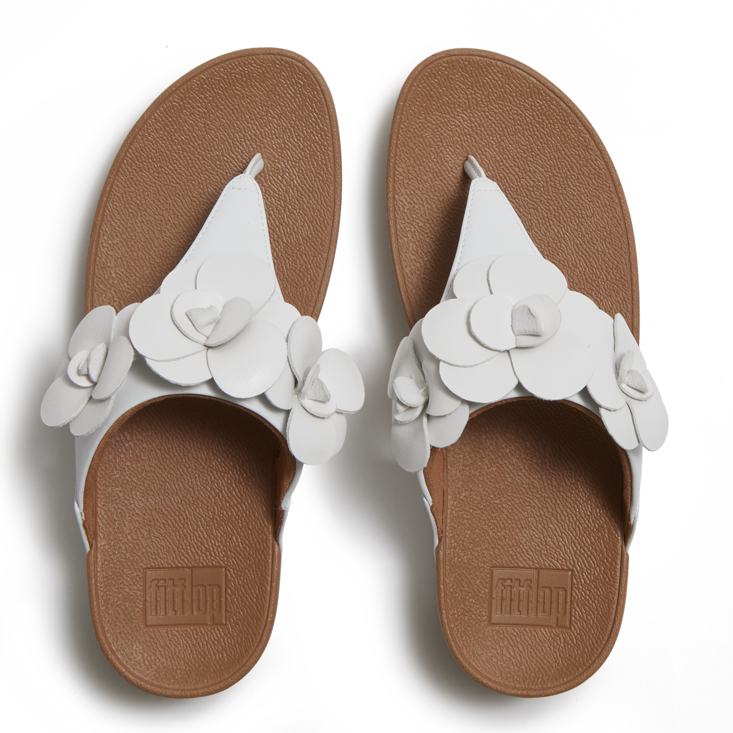 Fitflop Dianette »LULU FLOWER TOE-POST SANDALS«  Keilabsatz, Zehentrenner, Sommerschuh mit modischer Blütenverzierung