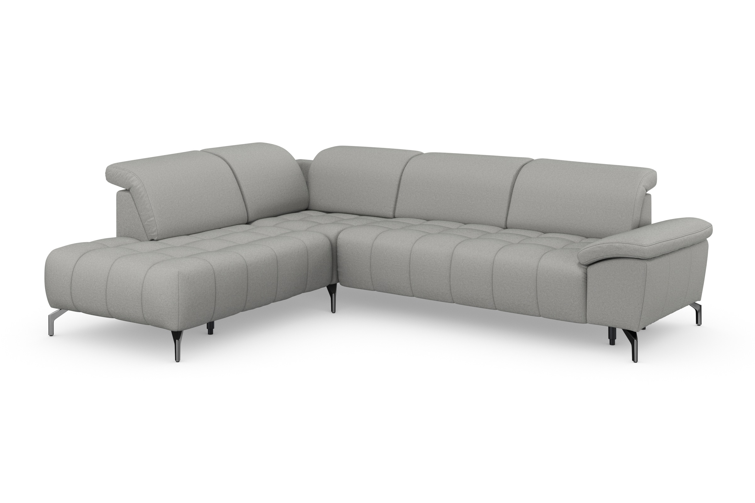 sit&more Ecksofa »Cool L-Form« wahlweise mit Kopfteilverstellung und Vorziehsitz motorisch