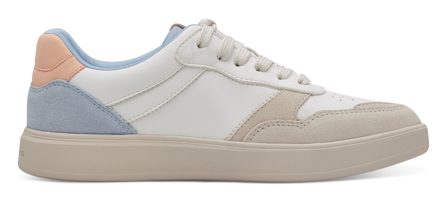 Tamaris Plateausneaker, Freizeitschuh, Halbschuh, Schnürschuh mit Kontrastbesätzen