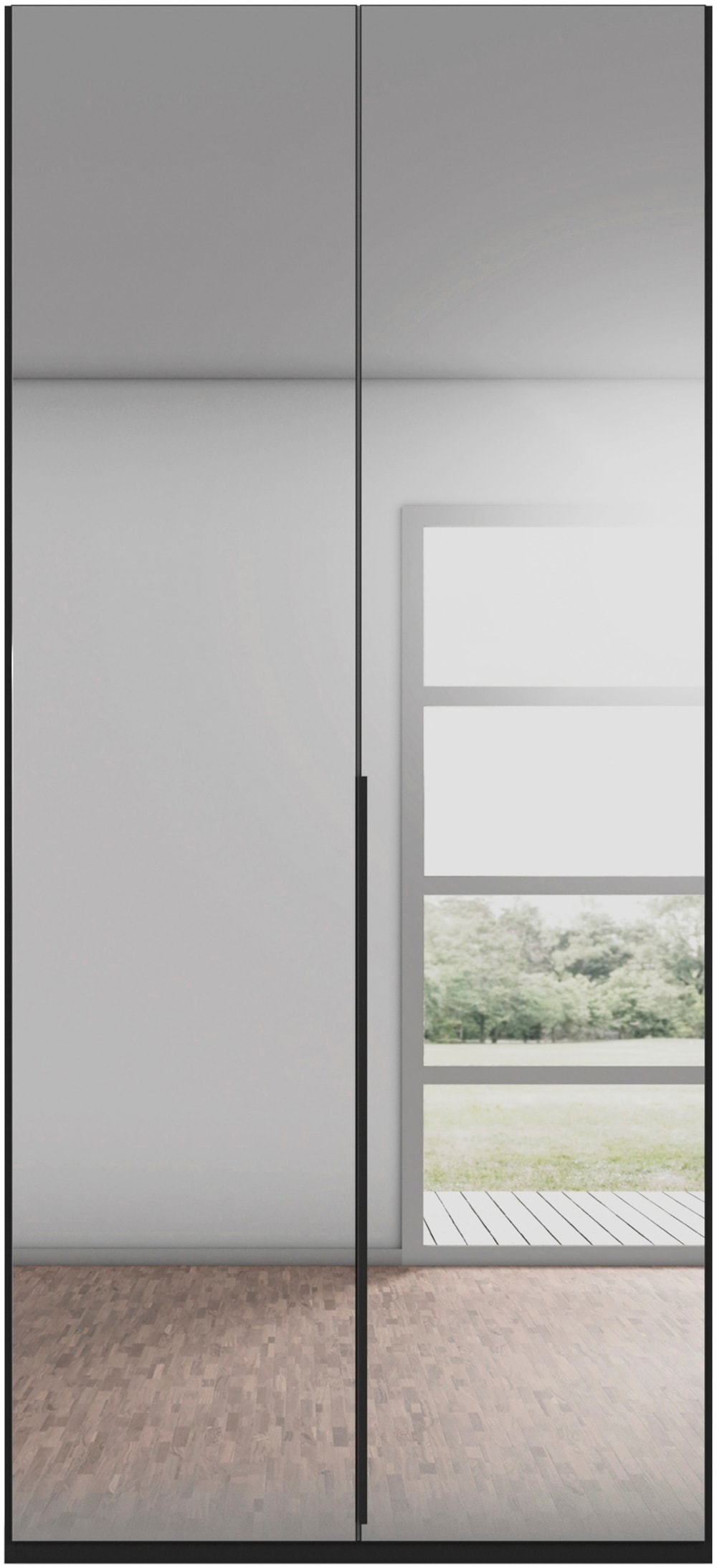 LeGer Home by Lena Gercke Kleiderschrank »Schrank Garderobe Ankleide Schlafzimmer Flur Serina«, (in 3 verschiedenen Ausstattungen BASIC/CLASSIC/PREMIUM), in 6 Breiten (101 - 401 cm) mit Front Glas oder Dekor MADE IN GERMANY