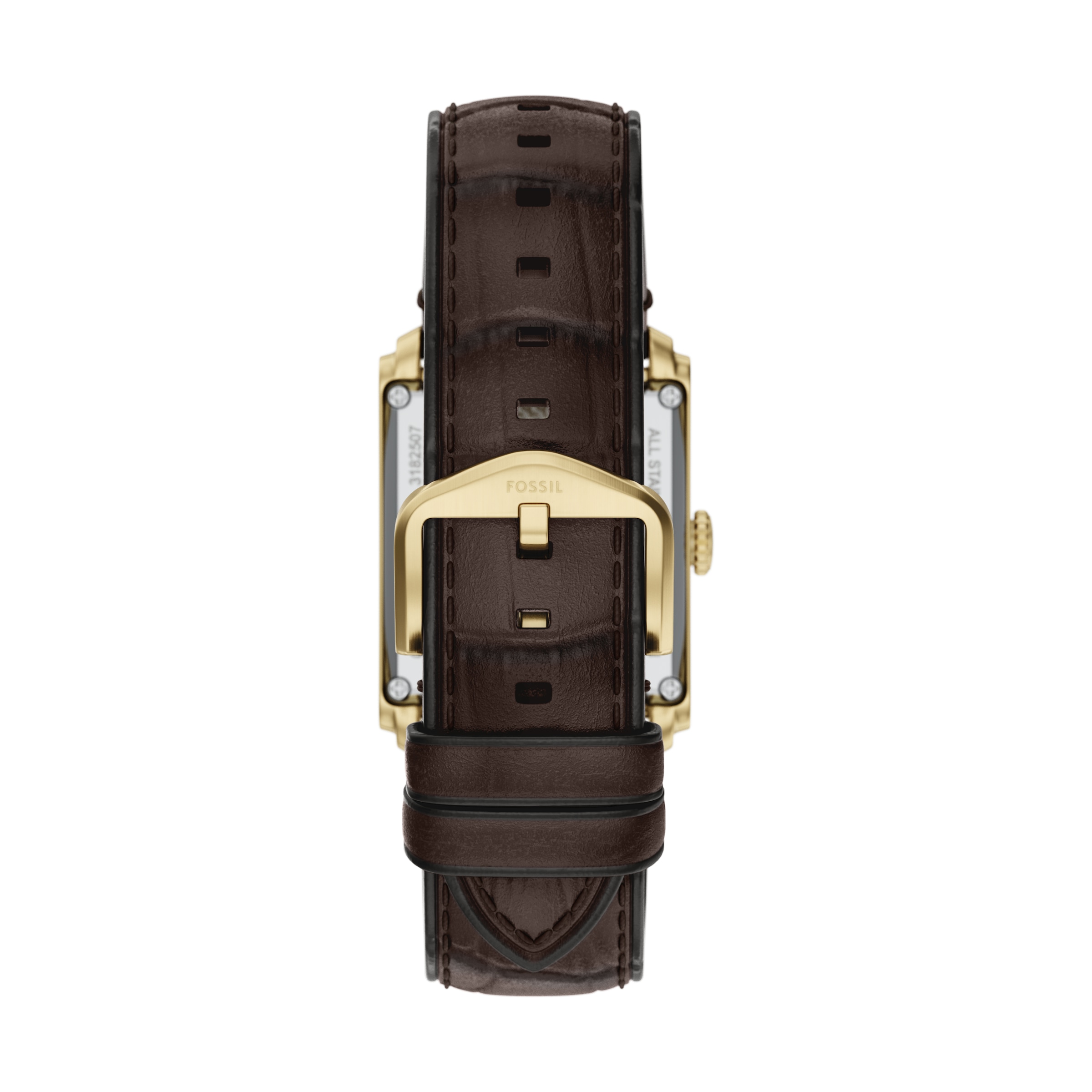 Fossil Automatikuhr »Carraway« Armbanduhr, Herrenuhr, Mechanische Uhr, Lederarmband, analog