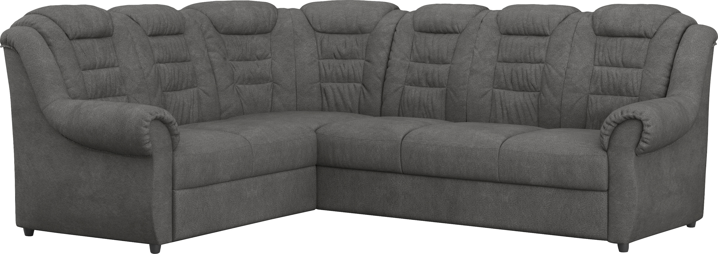 Home affaire Ecksofa »Boston L-Form«, mit hoher Rückenlehne, wahlweise mit Bettfunktion & Stauraum