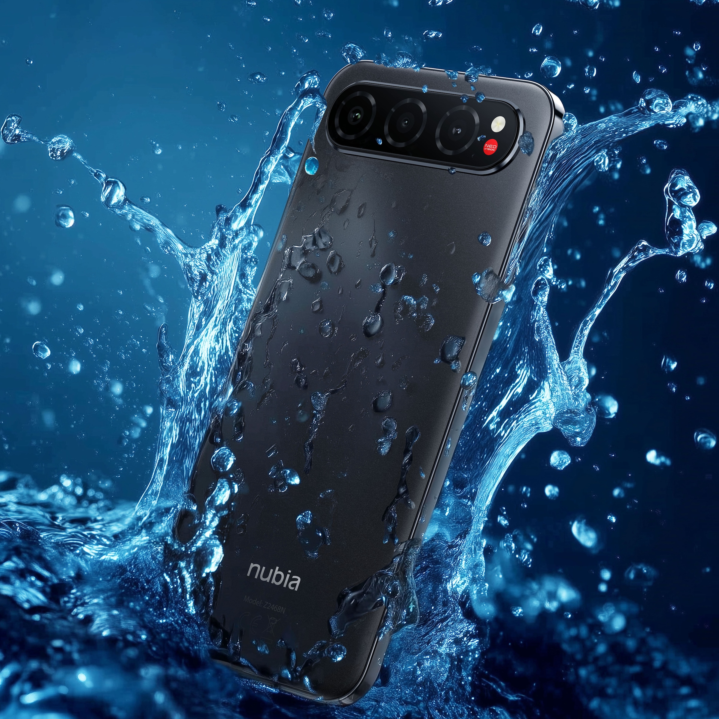 Nubia Smartphone »Air 256GB«, Titanium Black